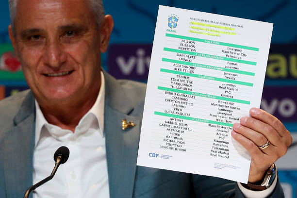 Lista de Brasil para Qatar: tres del Madrid y ¡nueve atacantes!