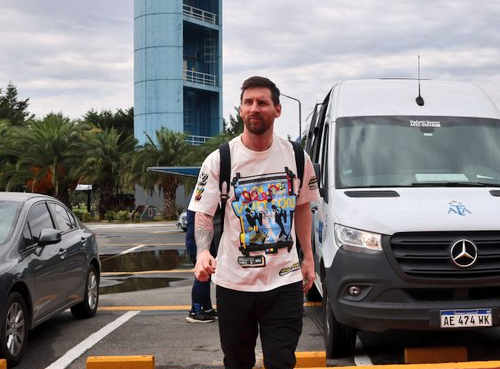 Messi ya está en Argentina