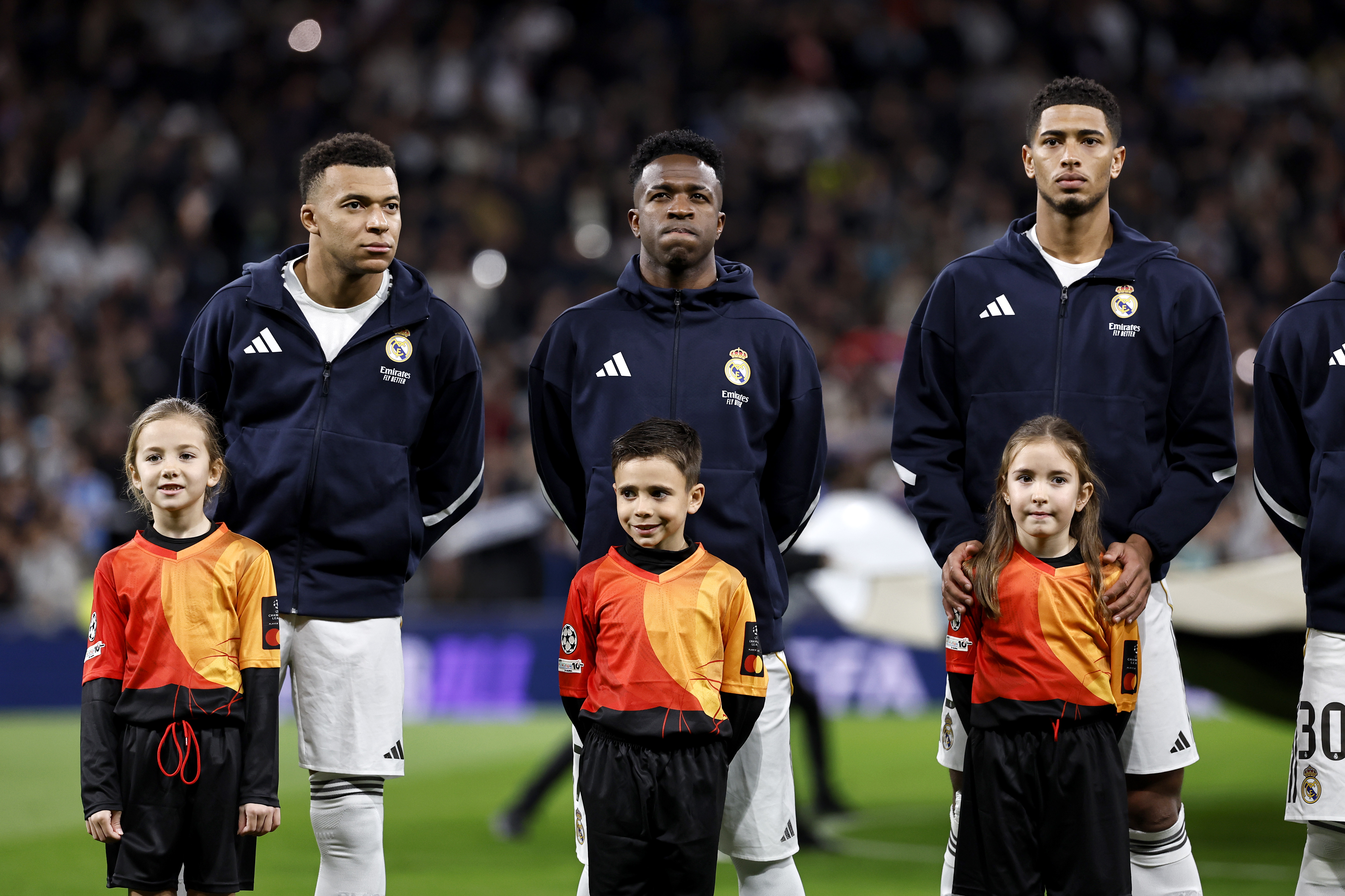 20/01/26 PARTIDO JORNADA 7 CHAMPIONS LEAGUE
REAL MADRID - MONACO
FORMACION KYLIAN MBAPPE VINICIUS JR JUDE BELLINGHAM