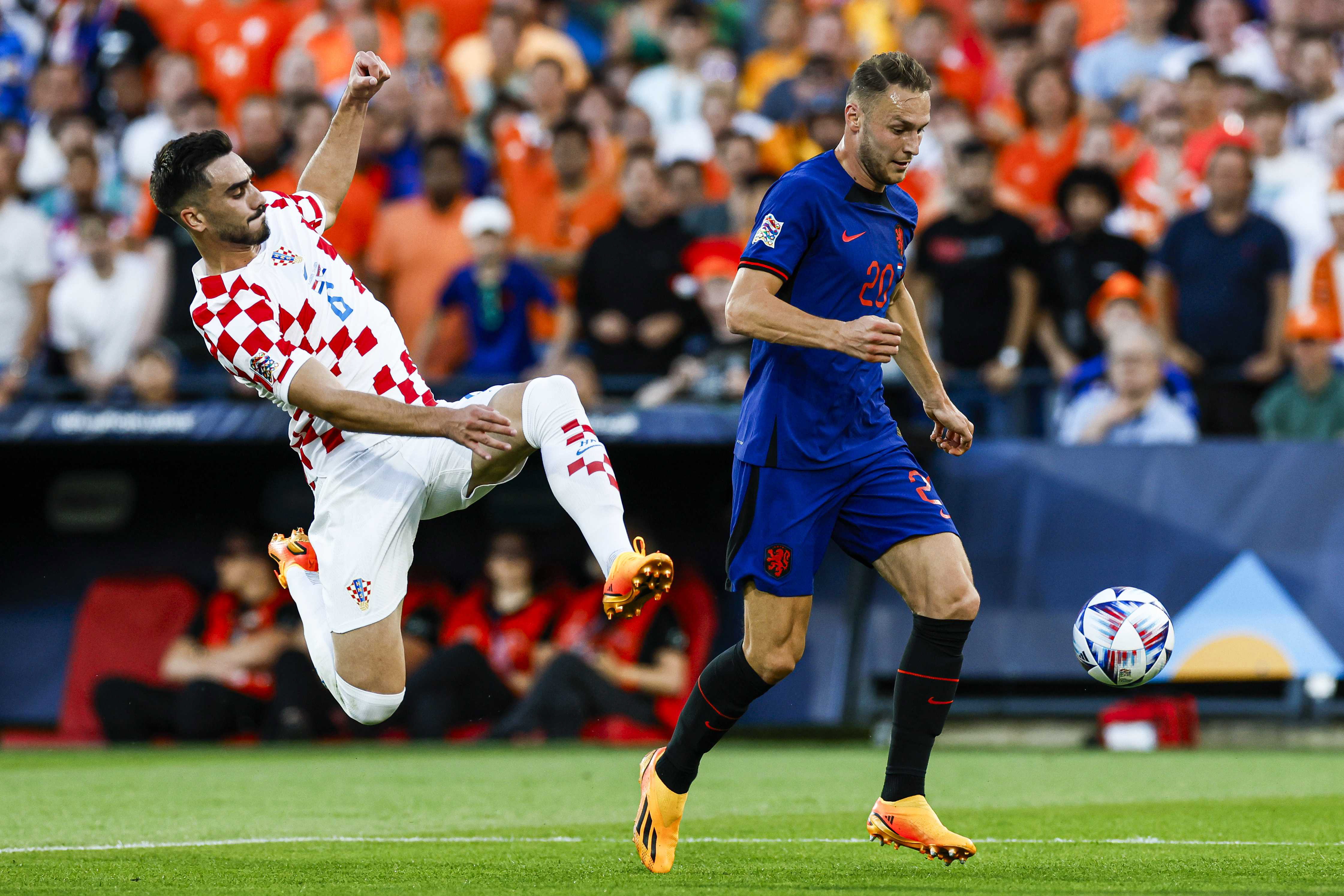 Resumen y goles del Países Bajos vs. Croacia, semifinales de la Nations League