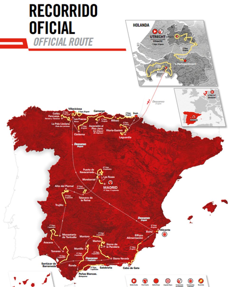 ¿Dónde termina La Vuelta ciclista a España 2022