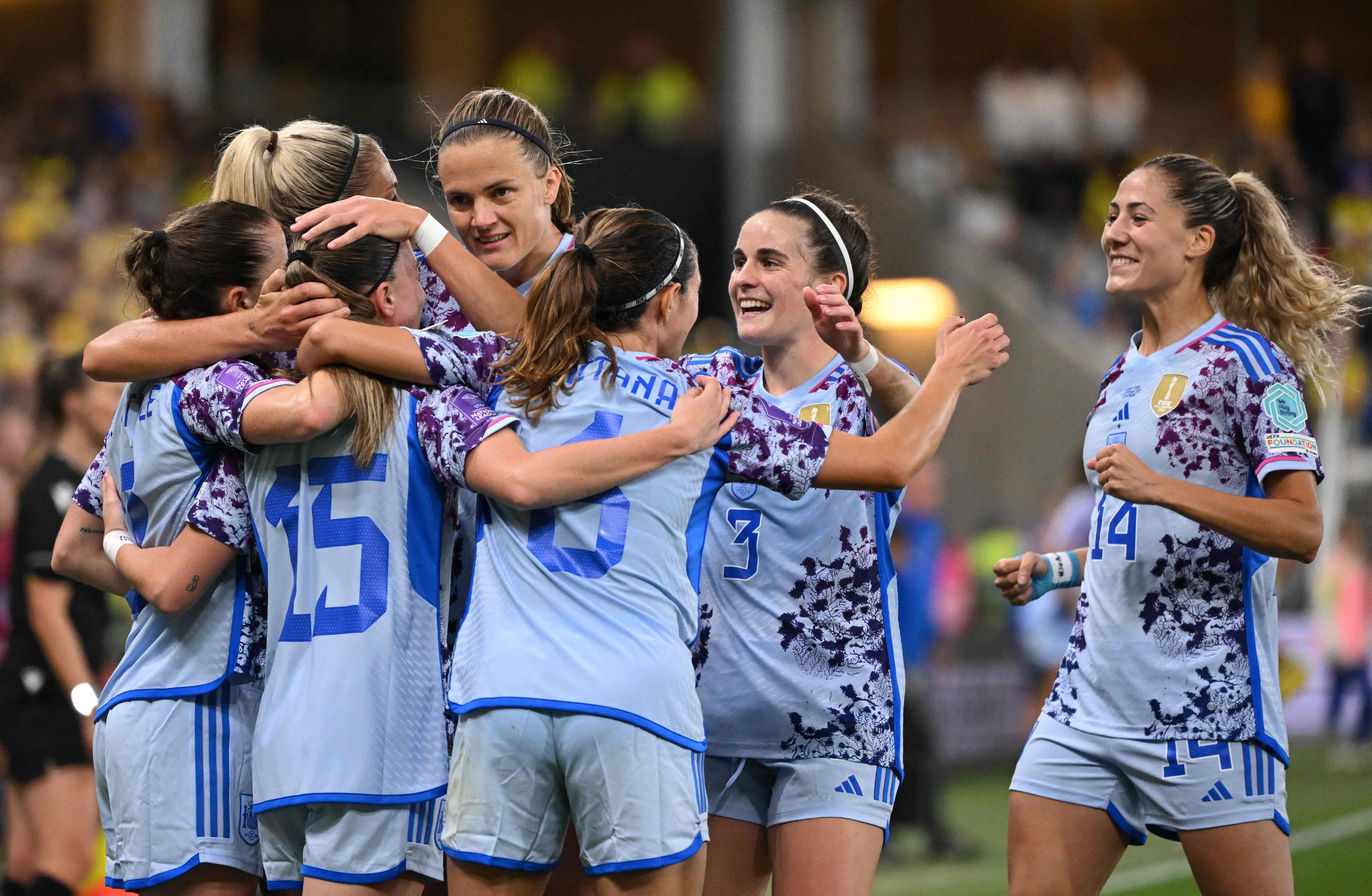 Partido femenino suecia españa