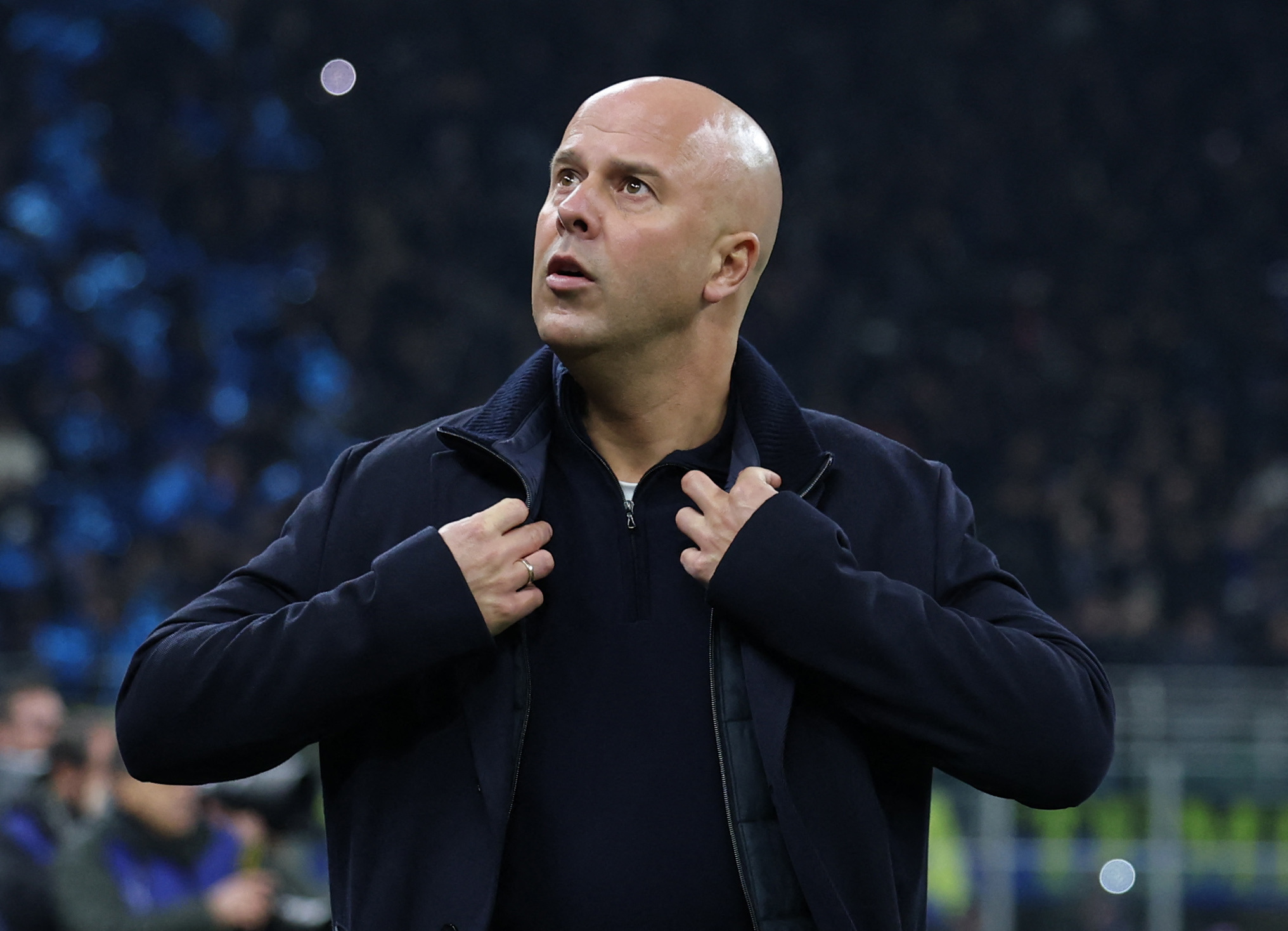 Soccer Football - UEFA Champions League - Inter Milan v Liverpool - San Siro, Milan, Italy - December 9, 2025 Liverpool manager Arne Slot before the match REUTERS/Claudia Greco