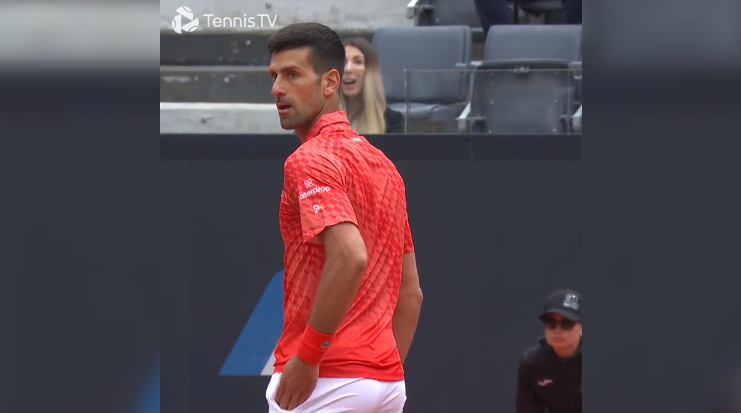 Hay miradas que matan: atentos a Djokovic después de lo que le hizo su rival