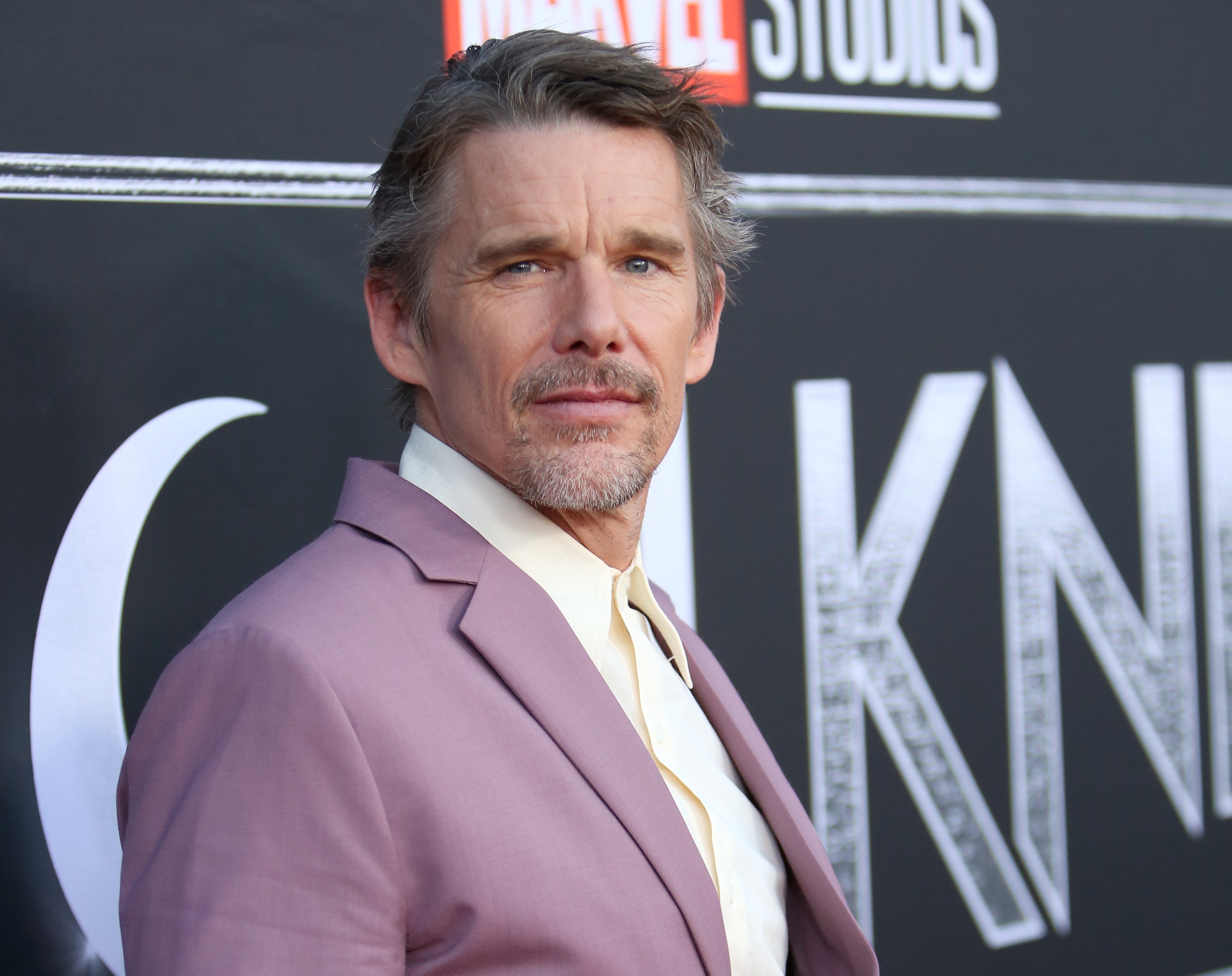 LOS ANGELES, CALIFORNIA - MARCH 22:  Ethan Hawke attends the Moon Knight Los Angeles Special Launch Event at the El Capitan Theatre in Hollywood, California on March 22, 2022. (Photo by Jesse Grant/Getty Images for Disney)
