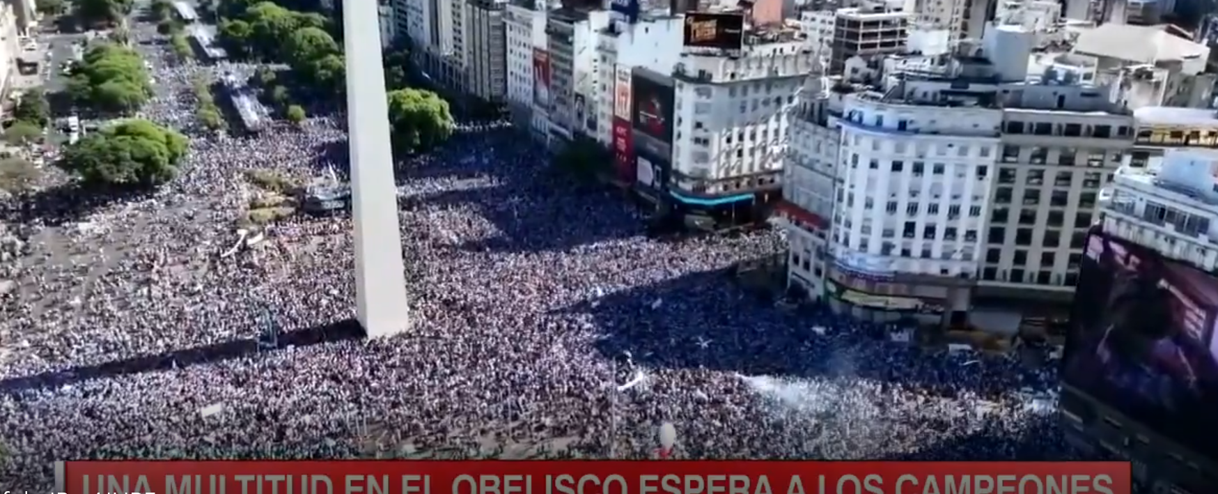 Es una barbaridad: miren cómo está Buenos Aires esperando a los campeones