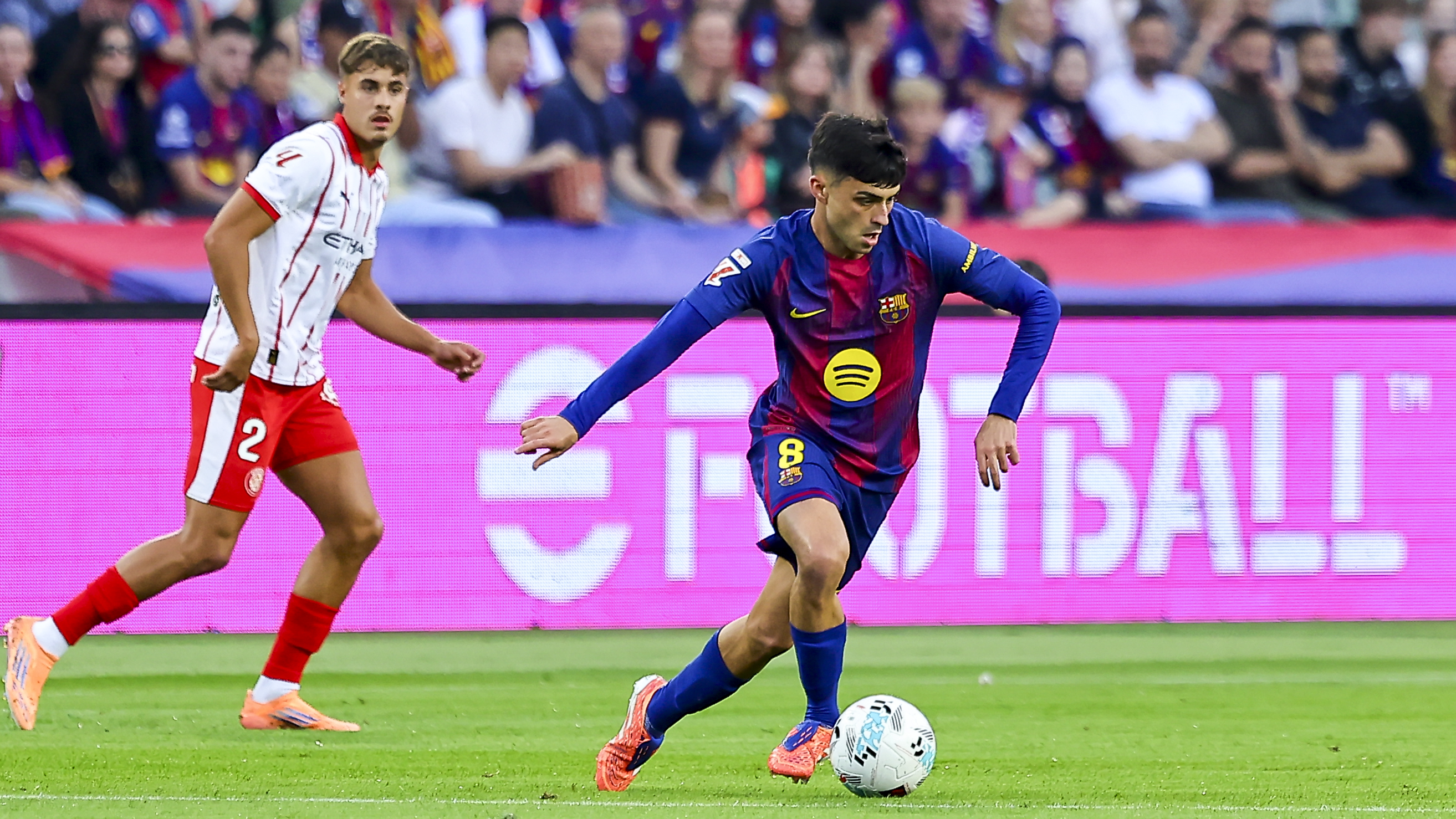 El canario siempre aparece cuando su equipo le necesita. Ante un Girona hizo un gol.