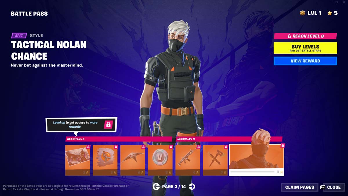 Fortnite Chapter 4 Season 4 Battle Pass: All Outfits and Rewards -  Meristation