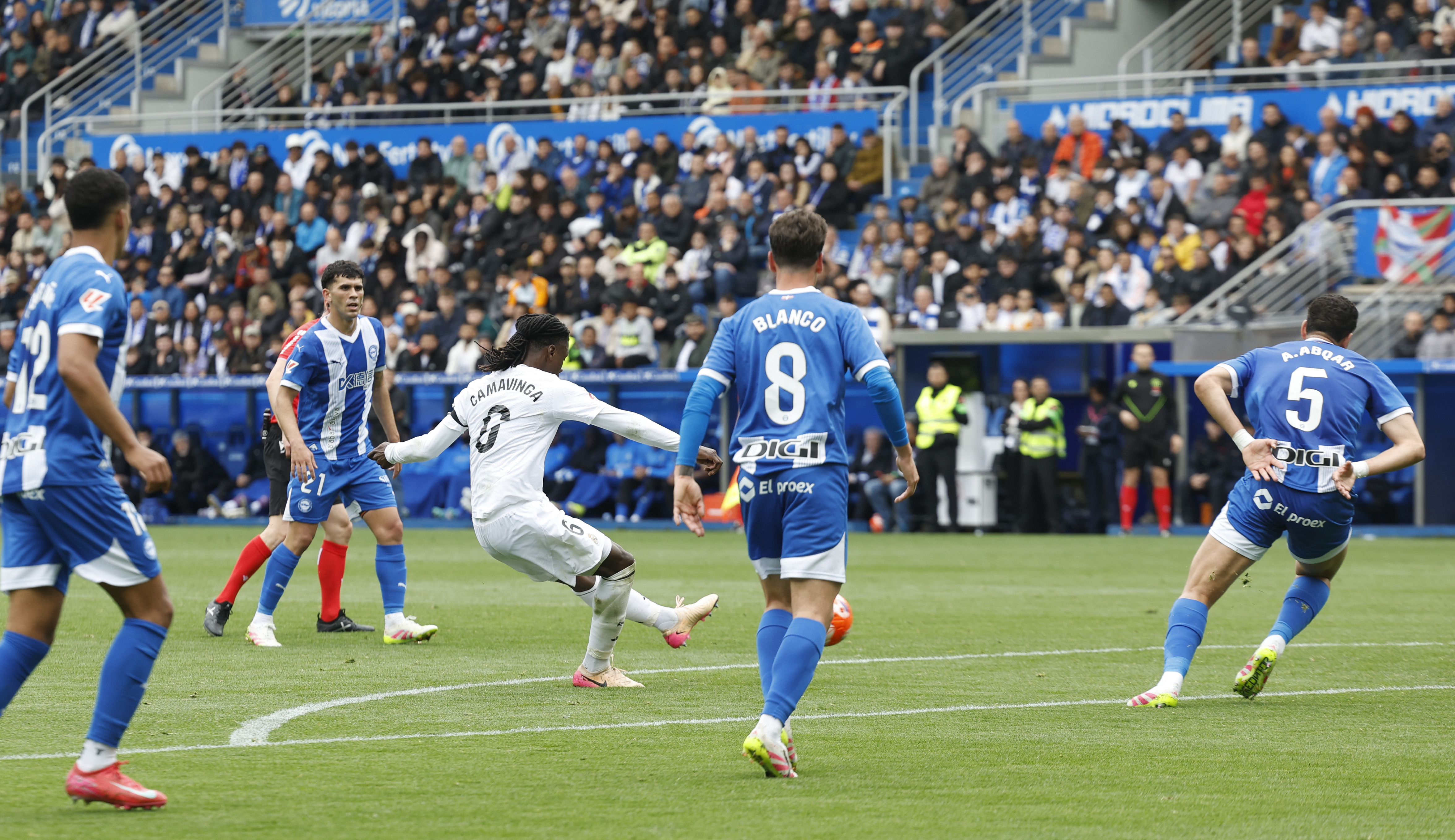 13/04/25 PARTIDO PRIMERA DIVISION 
ALAVES - REAL MADRID 
GOL 0-1 CAMAVINGA  
