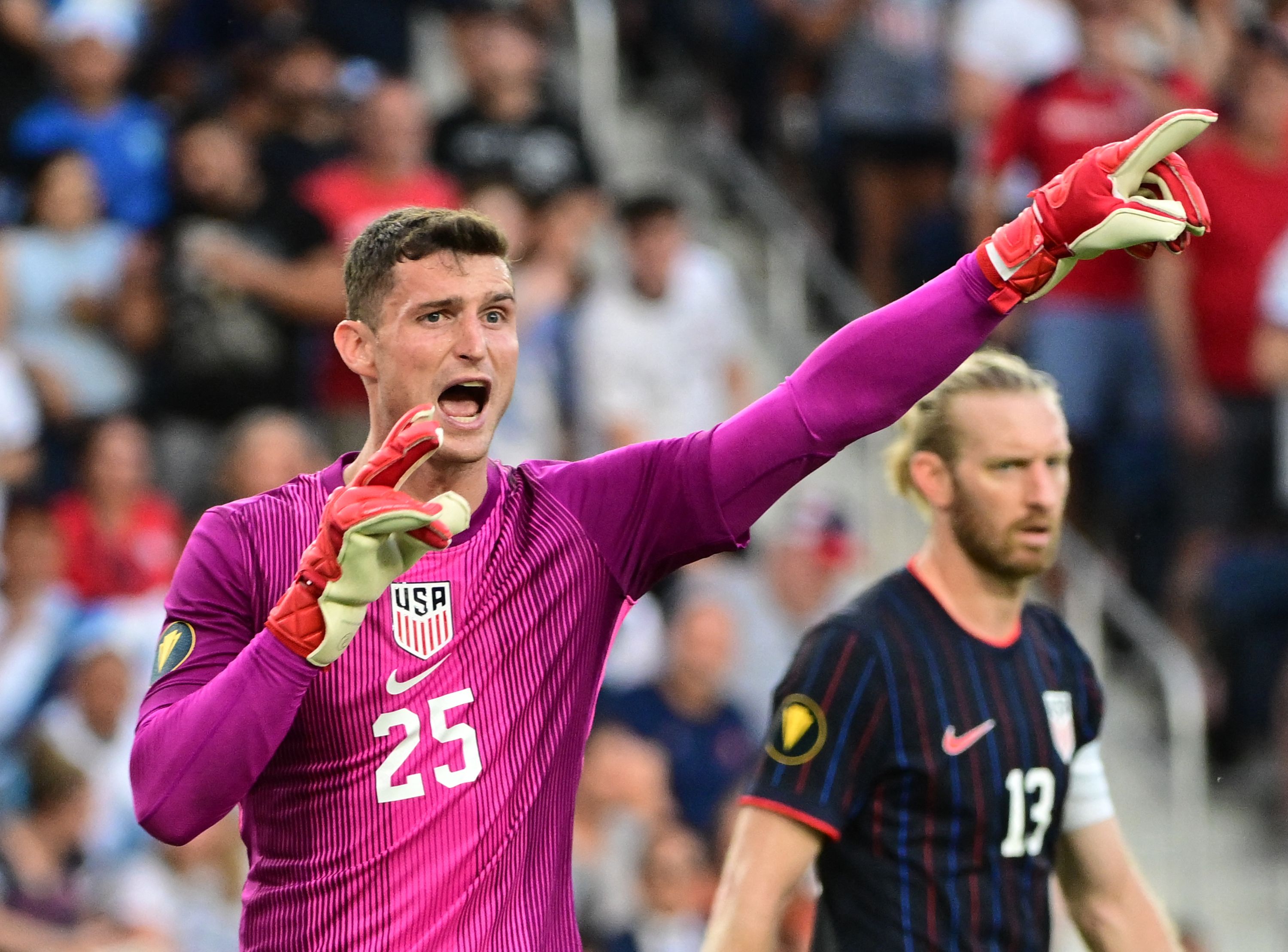 United States' goalkeeper Matt Freese has been favored by Pochettino.