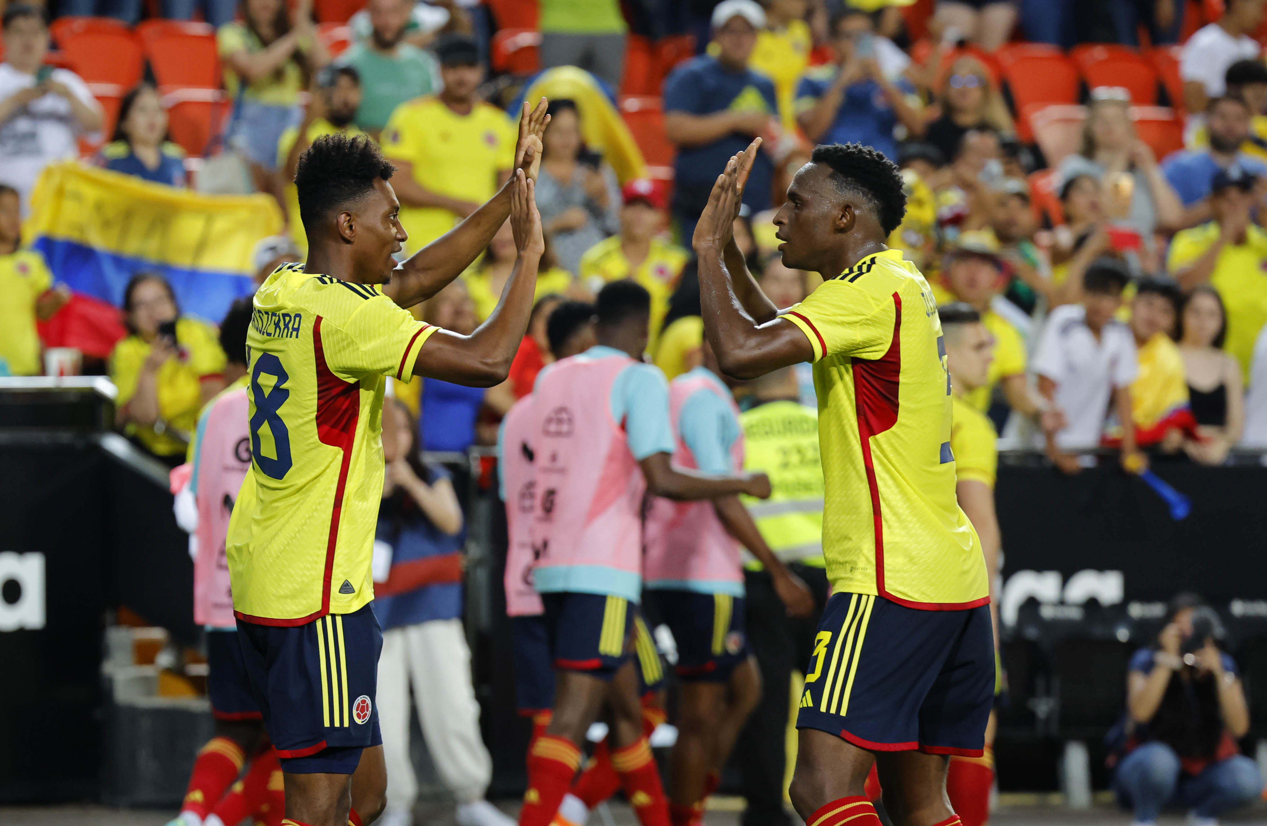 En imágenes: Así fue la victoria de Colombia ante Irak