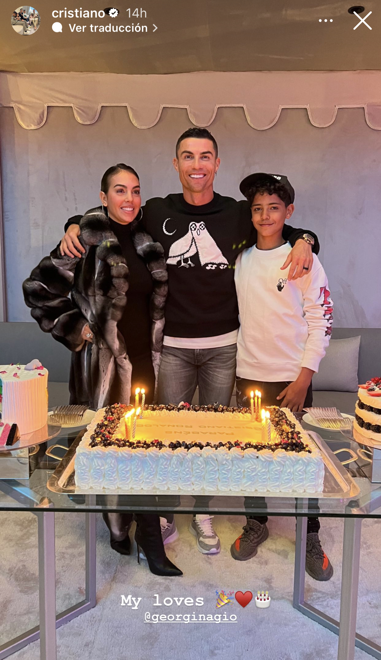 Así ha celebrado Cristiano Ronaldo su cumpleaños 