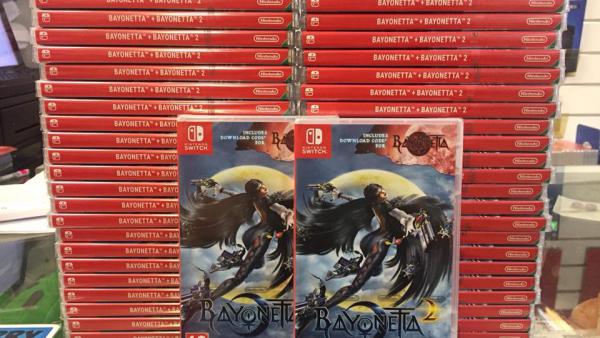 Bayonetta 2 Switch has a reversible cover for Bayonetta 1