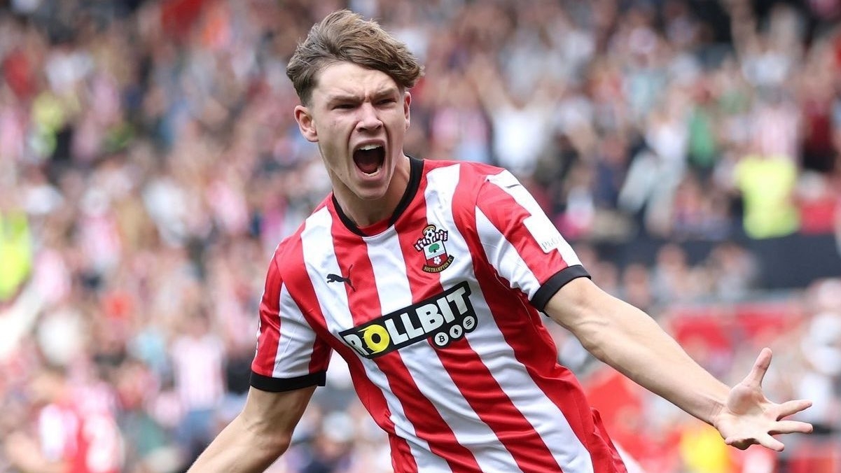 Tyler Dibling, jugador del Southampton.