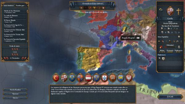 Europa Universalis IV, jogo de estratégia focado em impérios, está