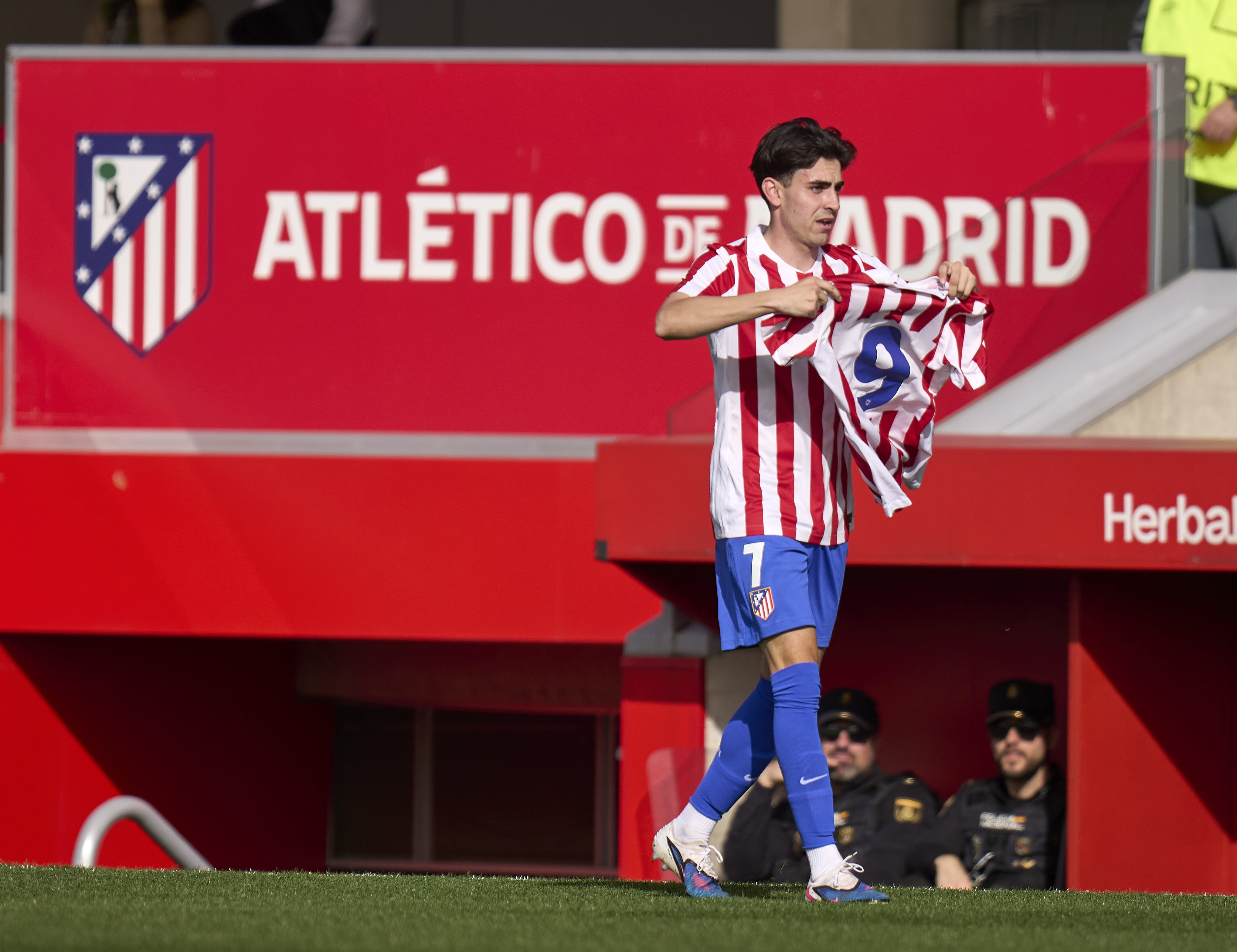 25/02/26 PARTIDO DE UEFA YOUTH LEAGUE ENTRE EL ATLETICO DE MADRID  Y EL MACCABI HAIFA CELEBRADO EN ALCALA DE HENARES
GOL 1-0