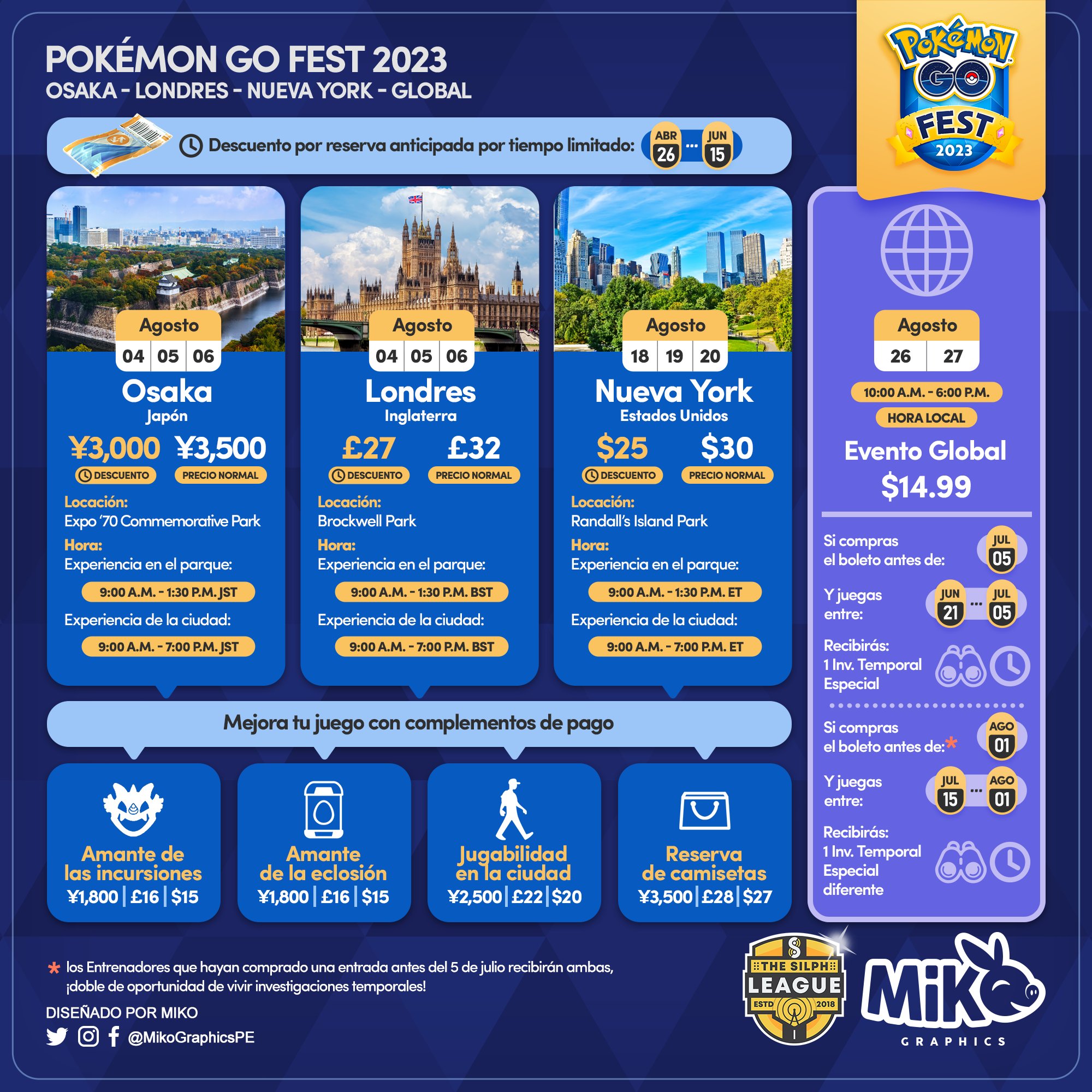 Eventos Pokémon GO (C. México): 🌠 Lista de eventos 16/8/2023 … -  Mastodon 🐘