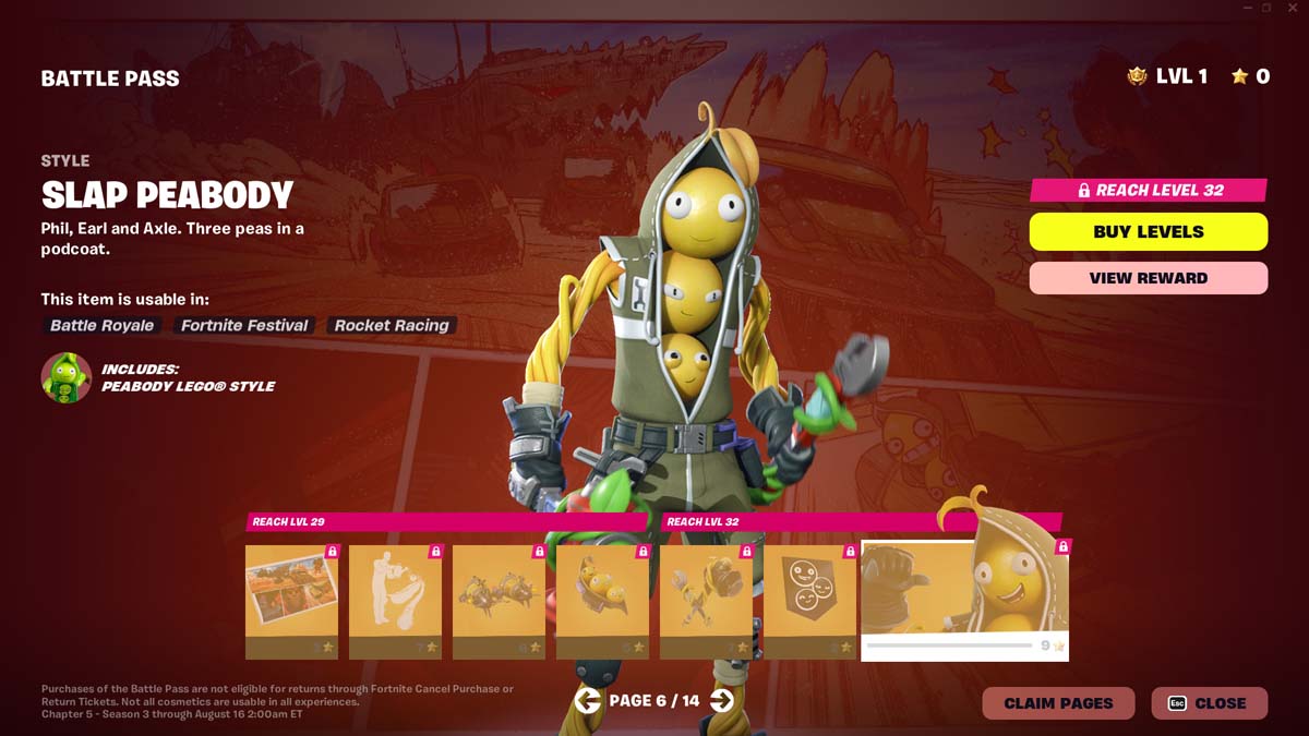 Fortnite Chapter 5 Season 3 Battle Pass: All Outfits and Rewards -  Meristation