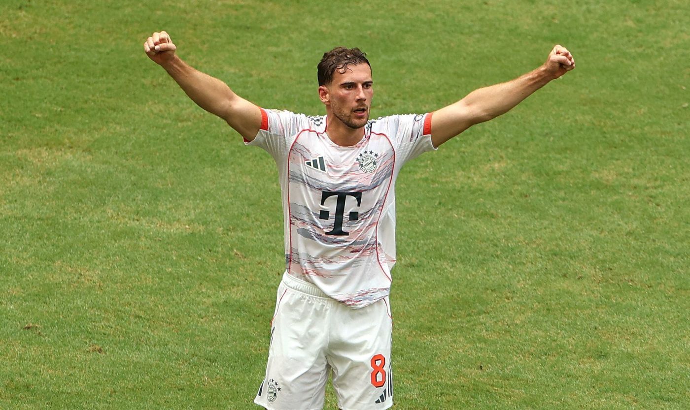 Leon Goretzka, en un partido con el Bayern.