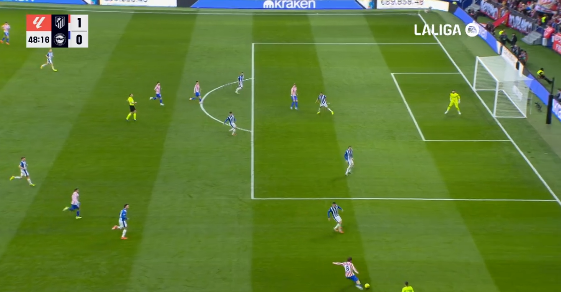 Gol de Sorloth, 1-0 (48')