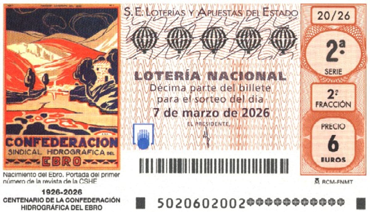 Boleto lotería 7 marzo