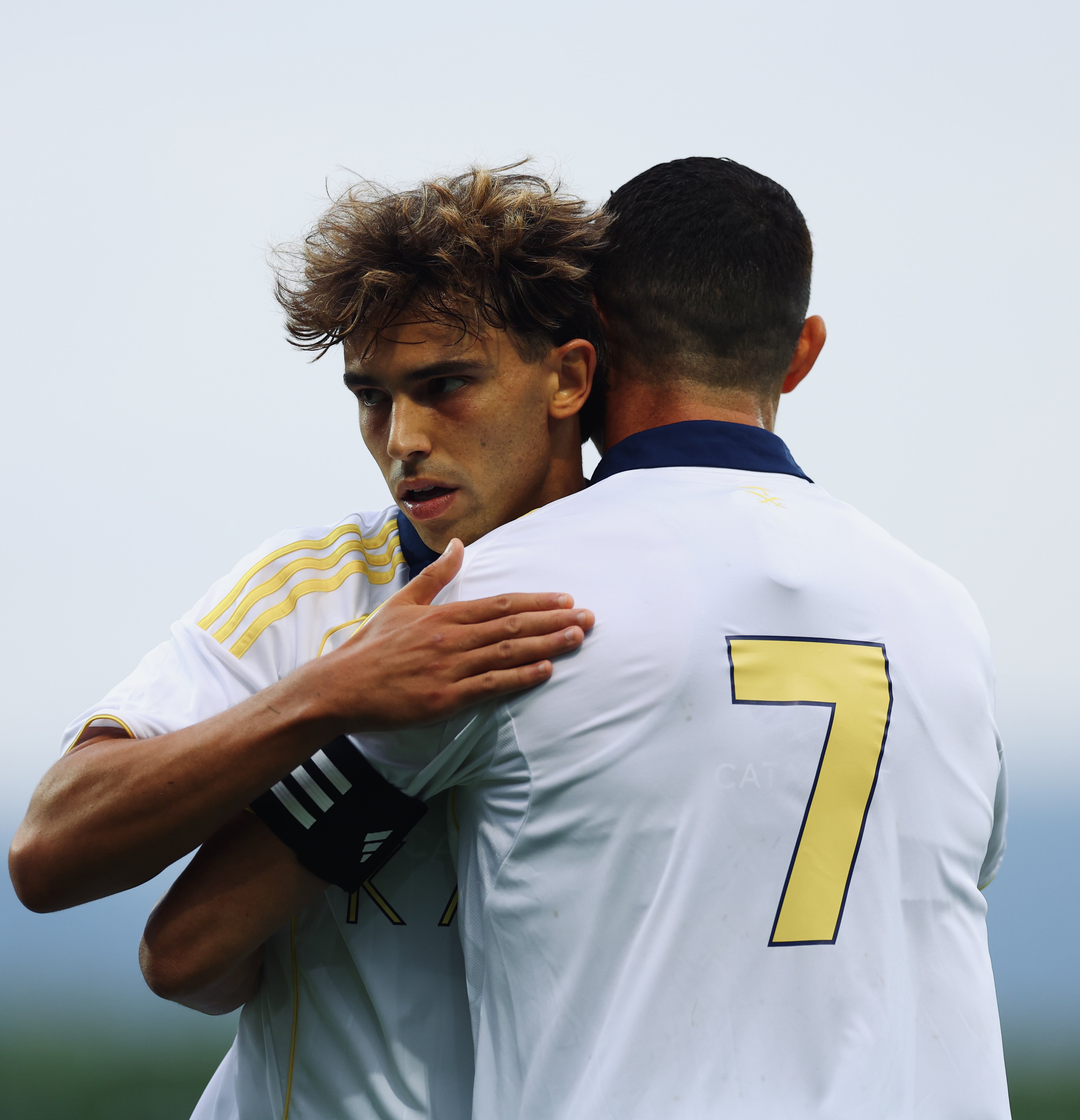 Cristiano y João Félix