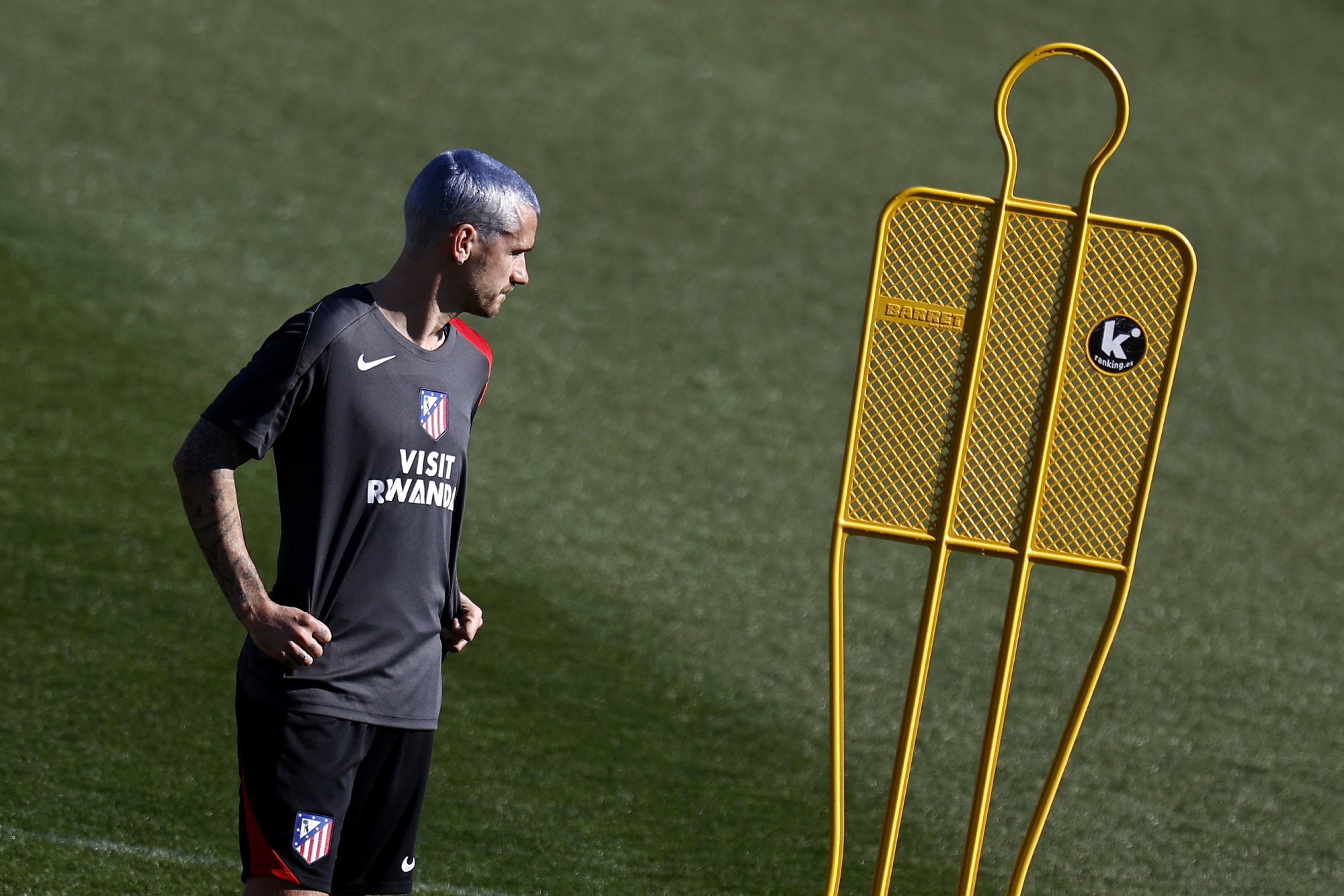 Antoine Griezmann durante el entrenamiento. 