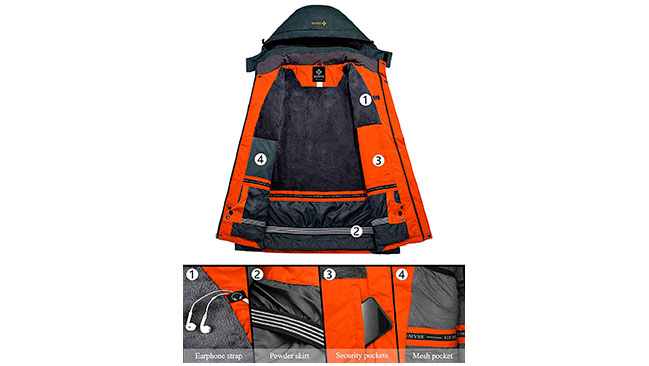 La chaqueta de esquí más vendida en  es cálida e impermeable