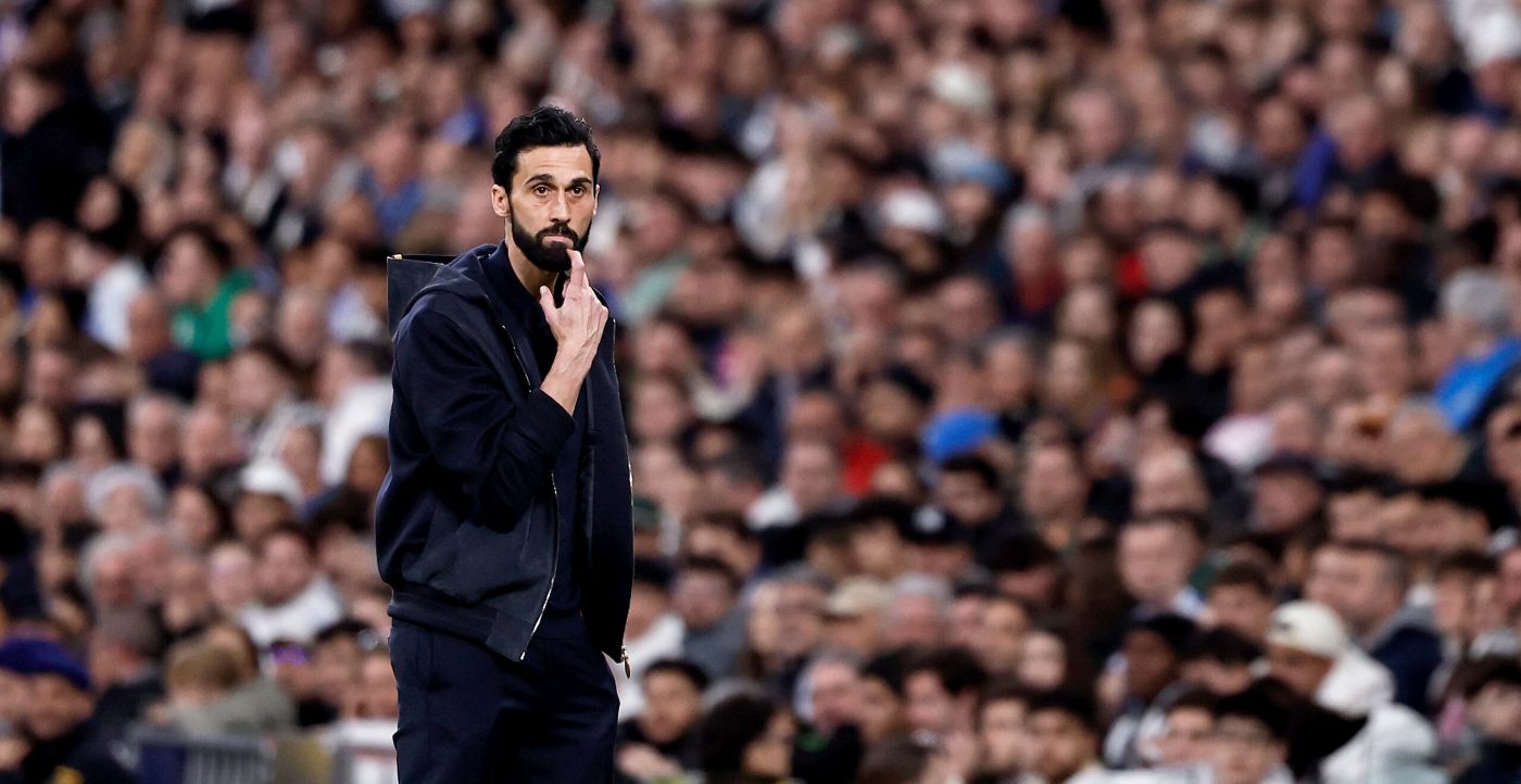 Arbeloa, en el partido ante el Getafe en el Bernabéu.
