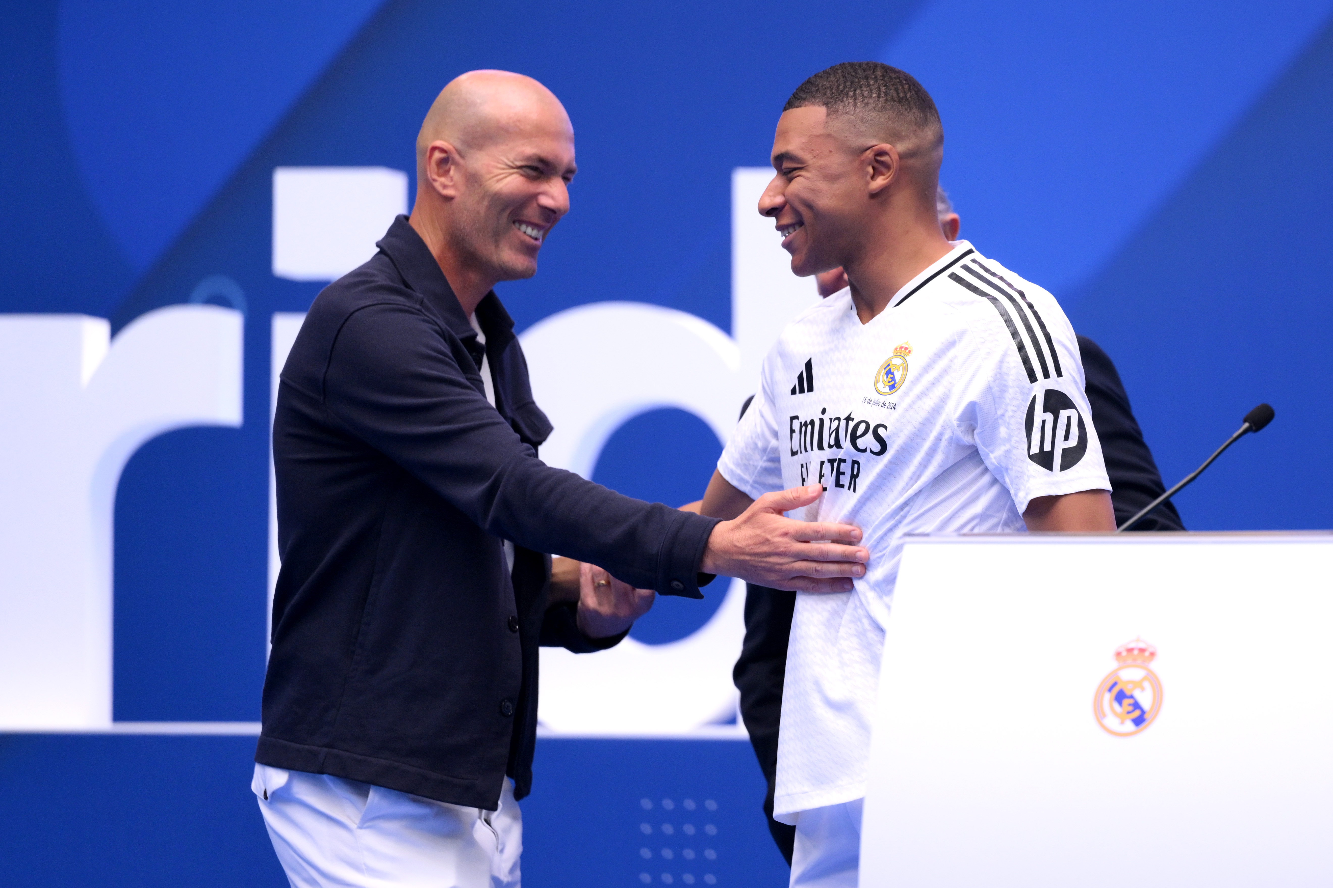 Zidane and  Mbappé. 