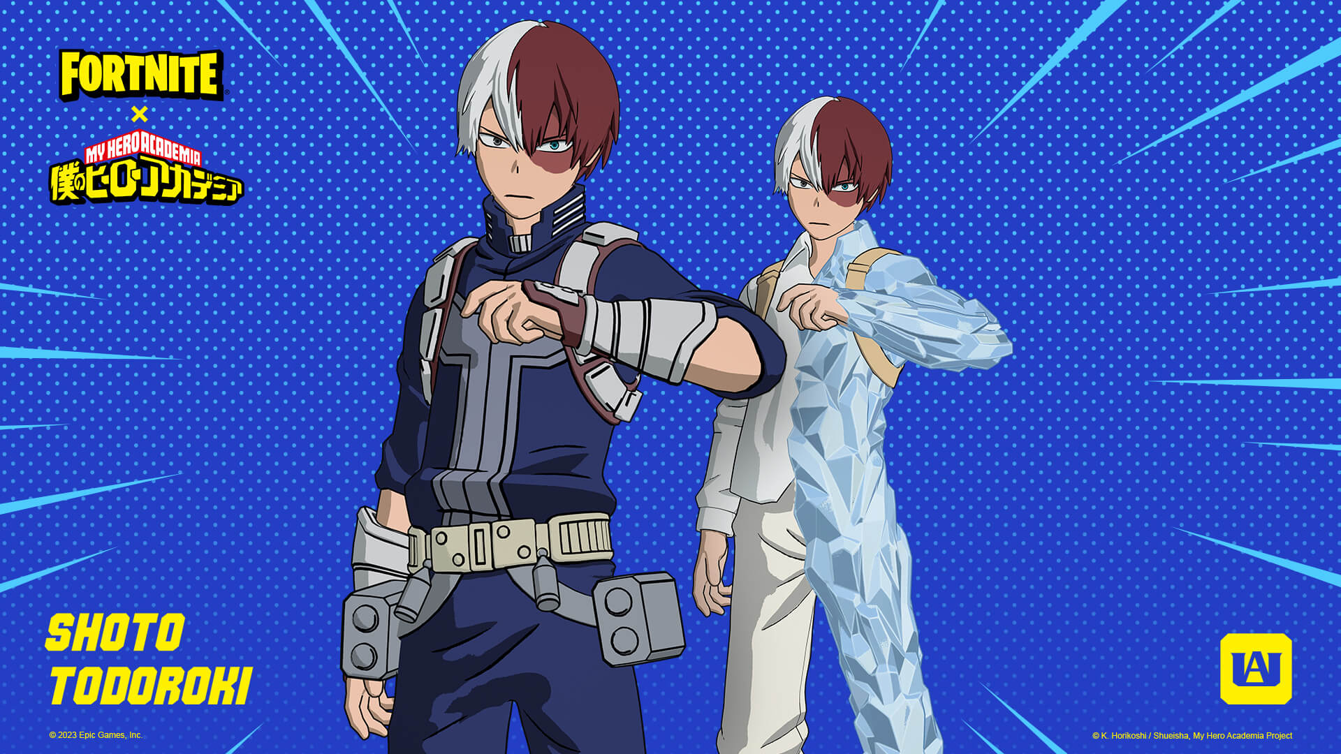 Fortnite x My Hero Academia: nuevas skins de Shoto Todoroki