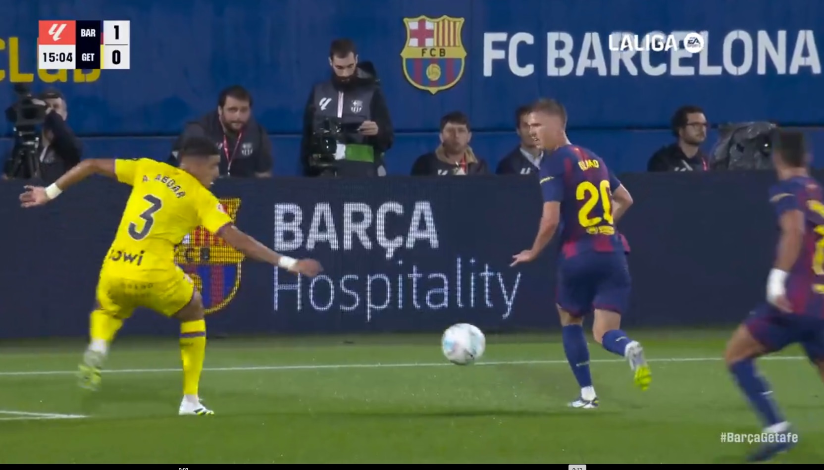 ‘Mensajito’ de Dani Olmo con el 1-0 a los que lo veían ya enterrado