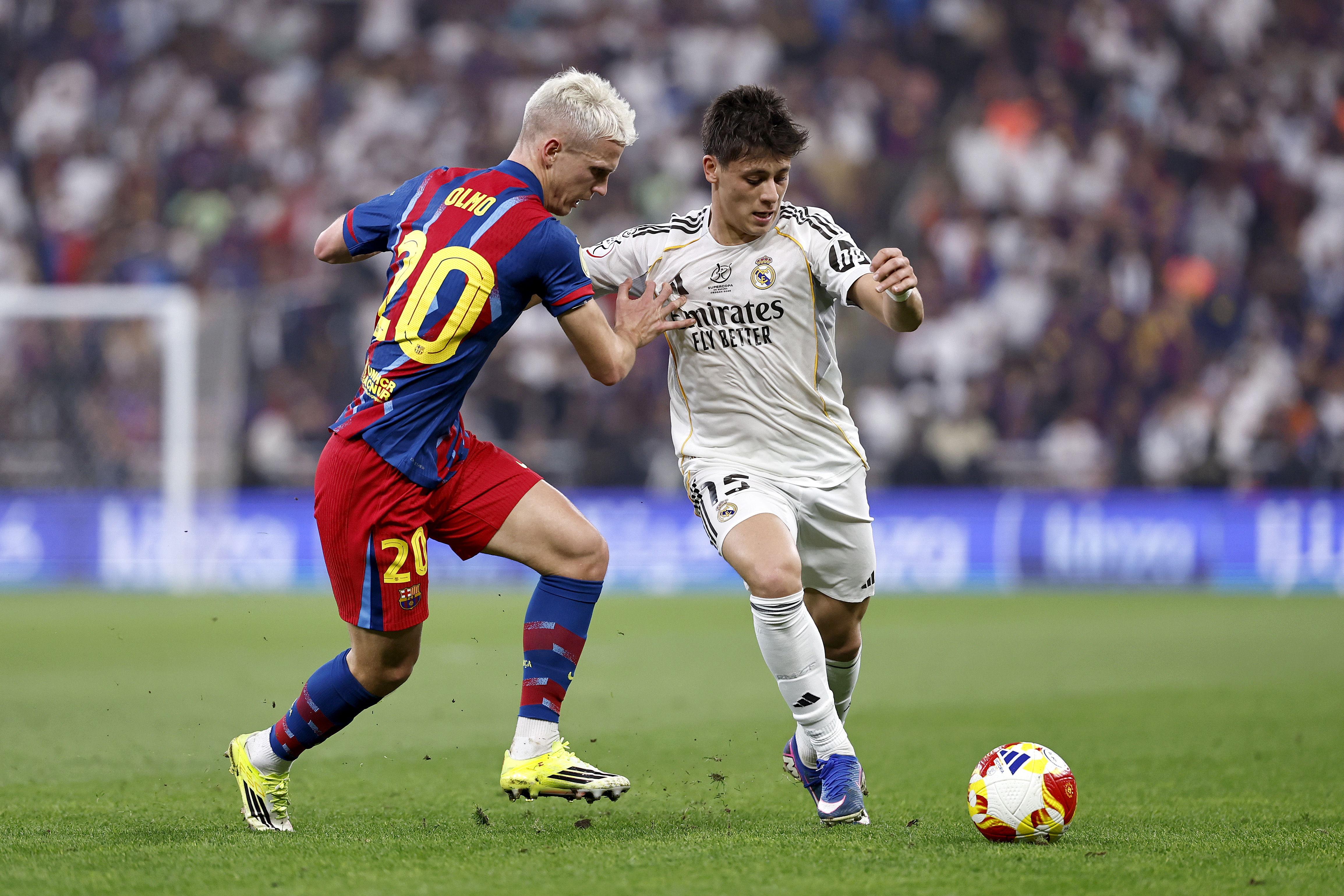 11/01/26 SUPERCOPA DE ESPAÑA 2026 JEDDAH
PARTIDO FINAL BARCELONA - REAL MADRID
DANI OLMO ARDA GULER