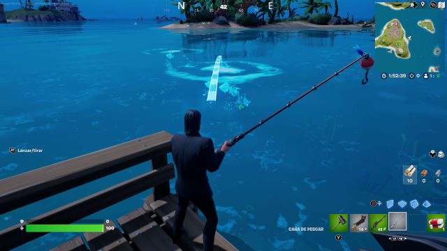 COMO CONSEGUIR LA CAÑA DE PESCA PROFESIONAL FORTNITE 