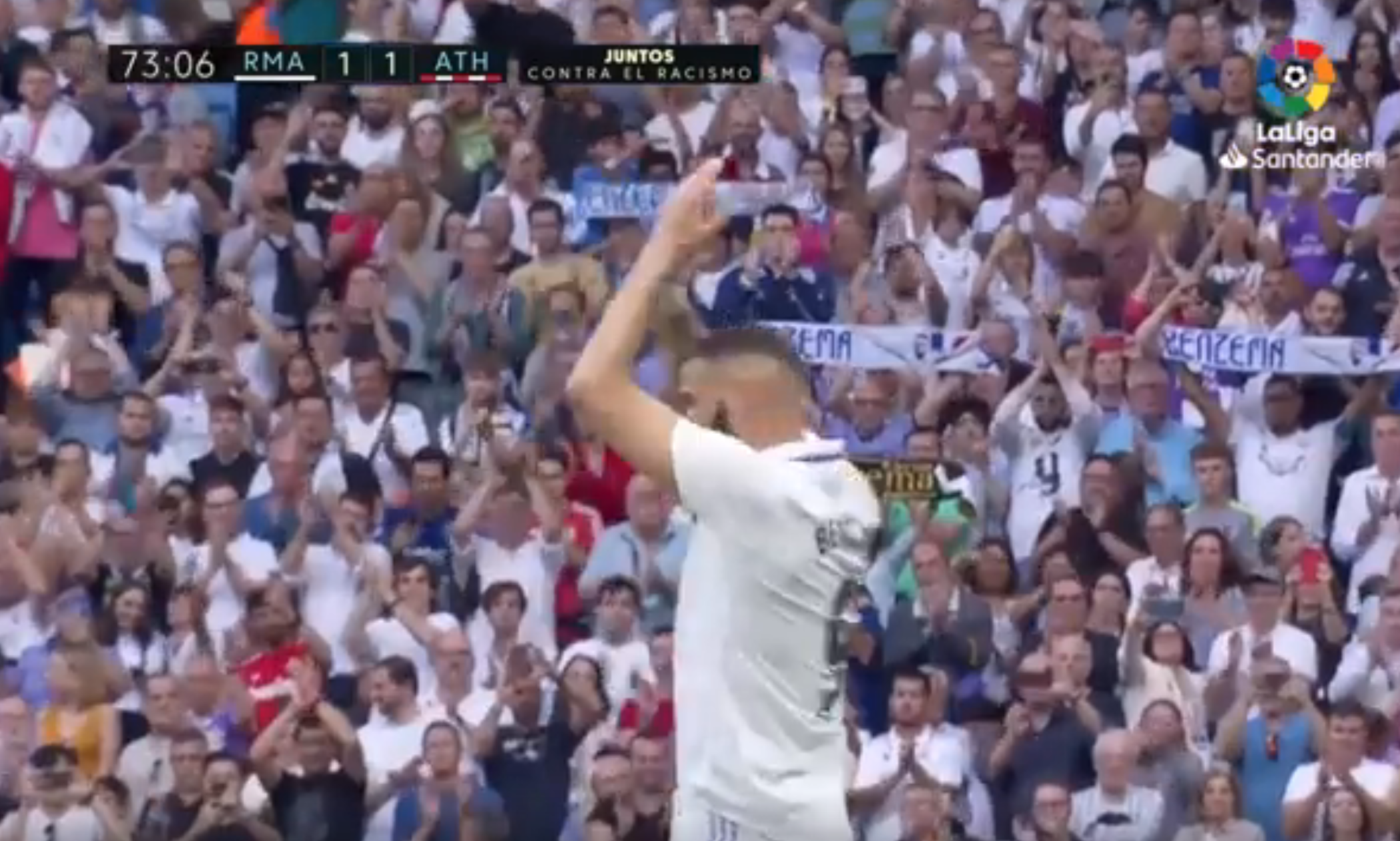 Un vídeo que va a encoger el corazón al madridista: el último minuto de Benzema como blanco con gol incluido