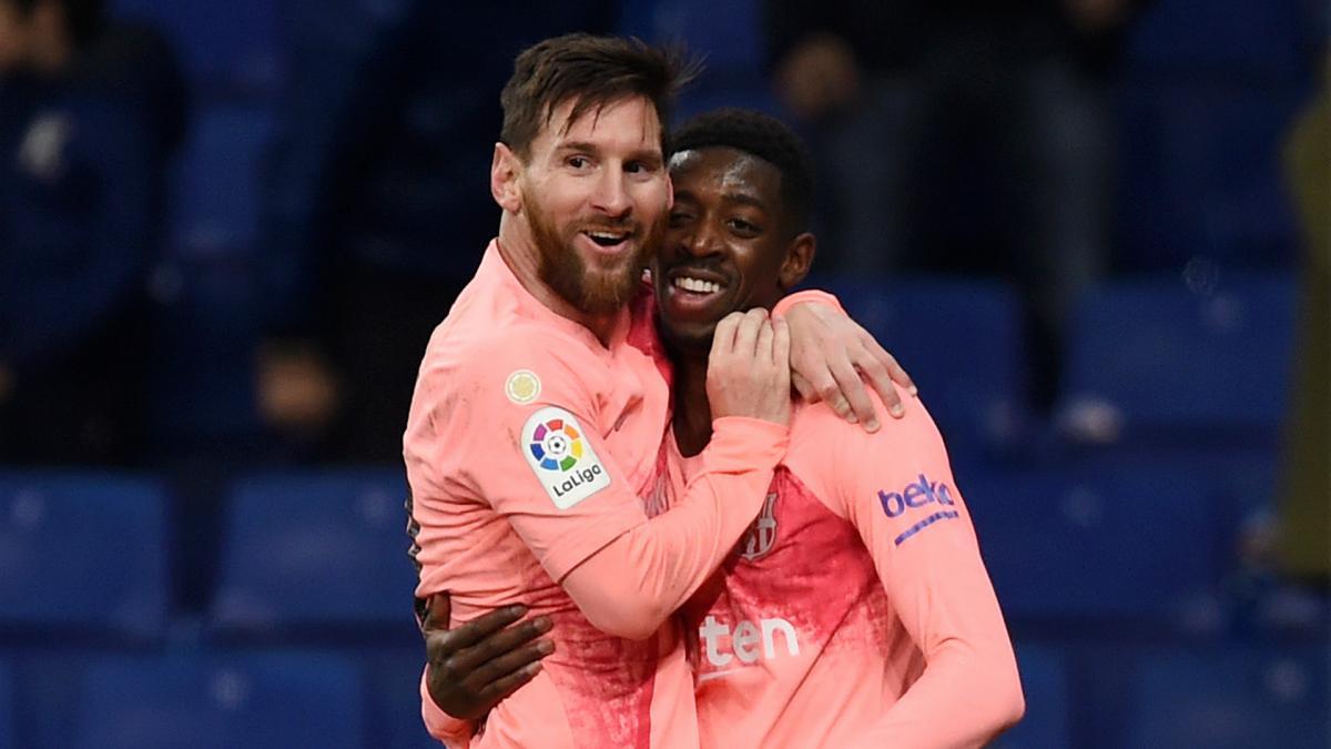 Messi se rinde a Dembélé: "¡Te lo mereces, grande Ous!"