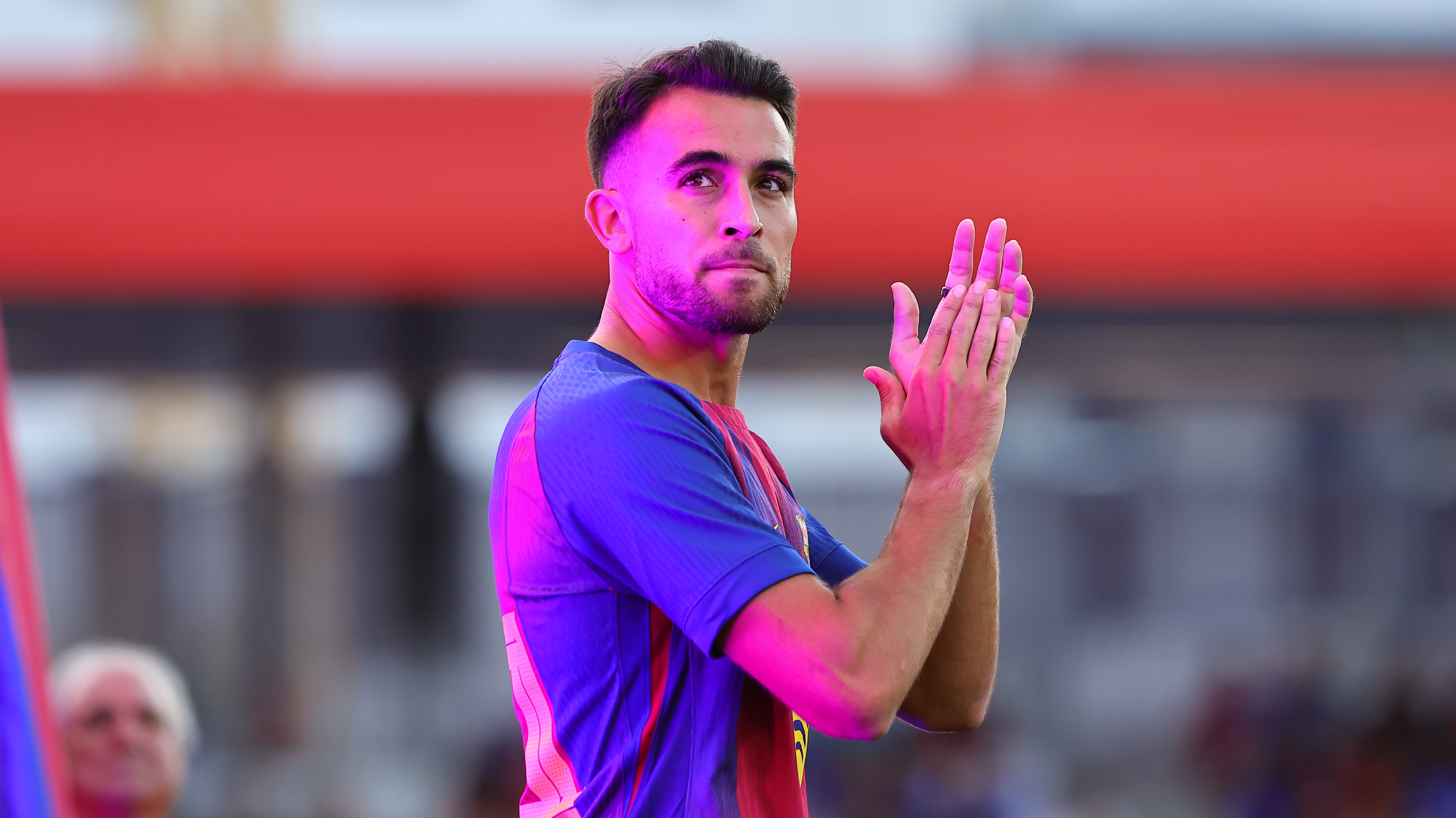 Eric García em partida pelo Barcelona.
