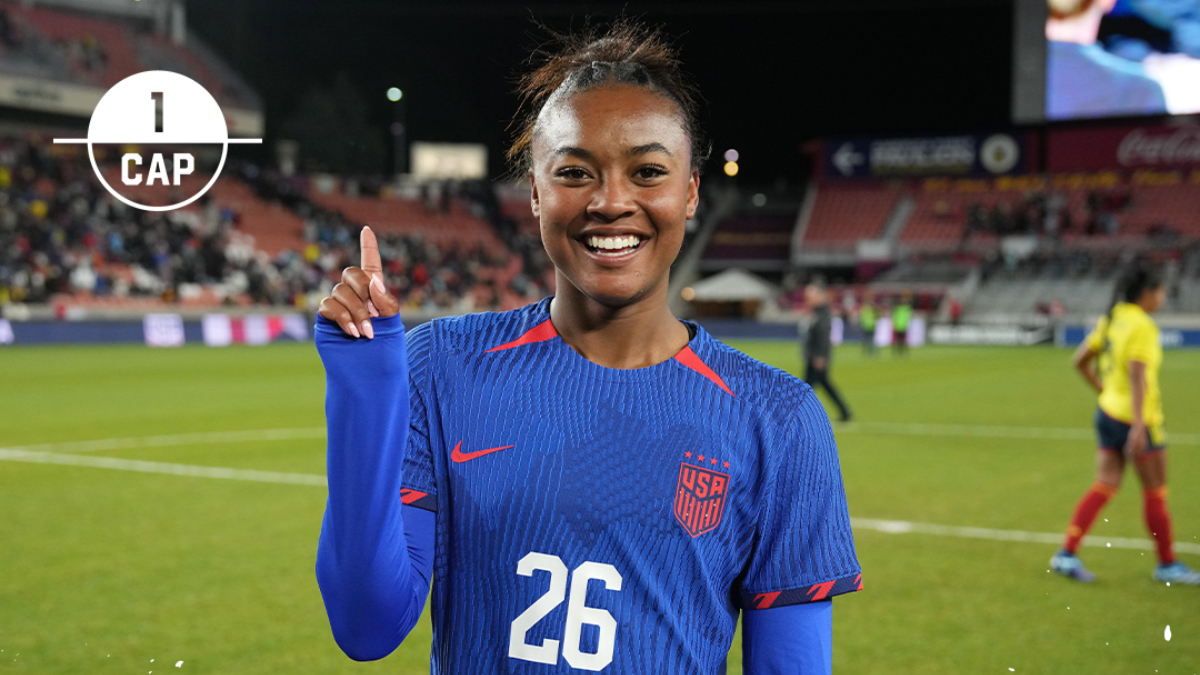 “Feliz por debutar y con ganas de jugar más”: Jaedyn Shaw