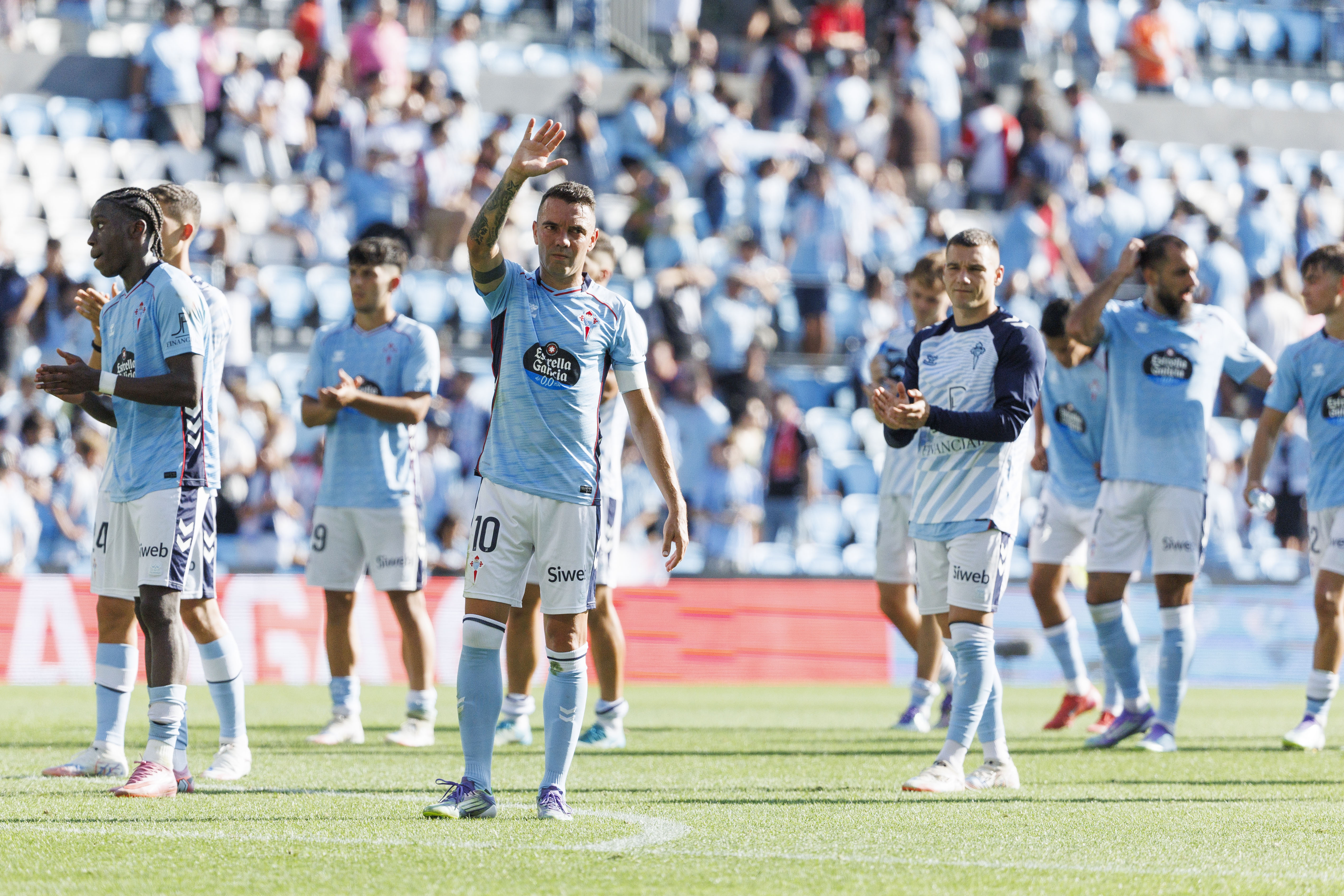 17/08/25 PARTIDO PRIMERA DIVISION LIGA EA SPORTS JORNADA 1 CELTA DE VIGO - GETAFE CF IAGO ASPAS TRISTEZA 