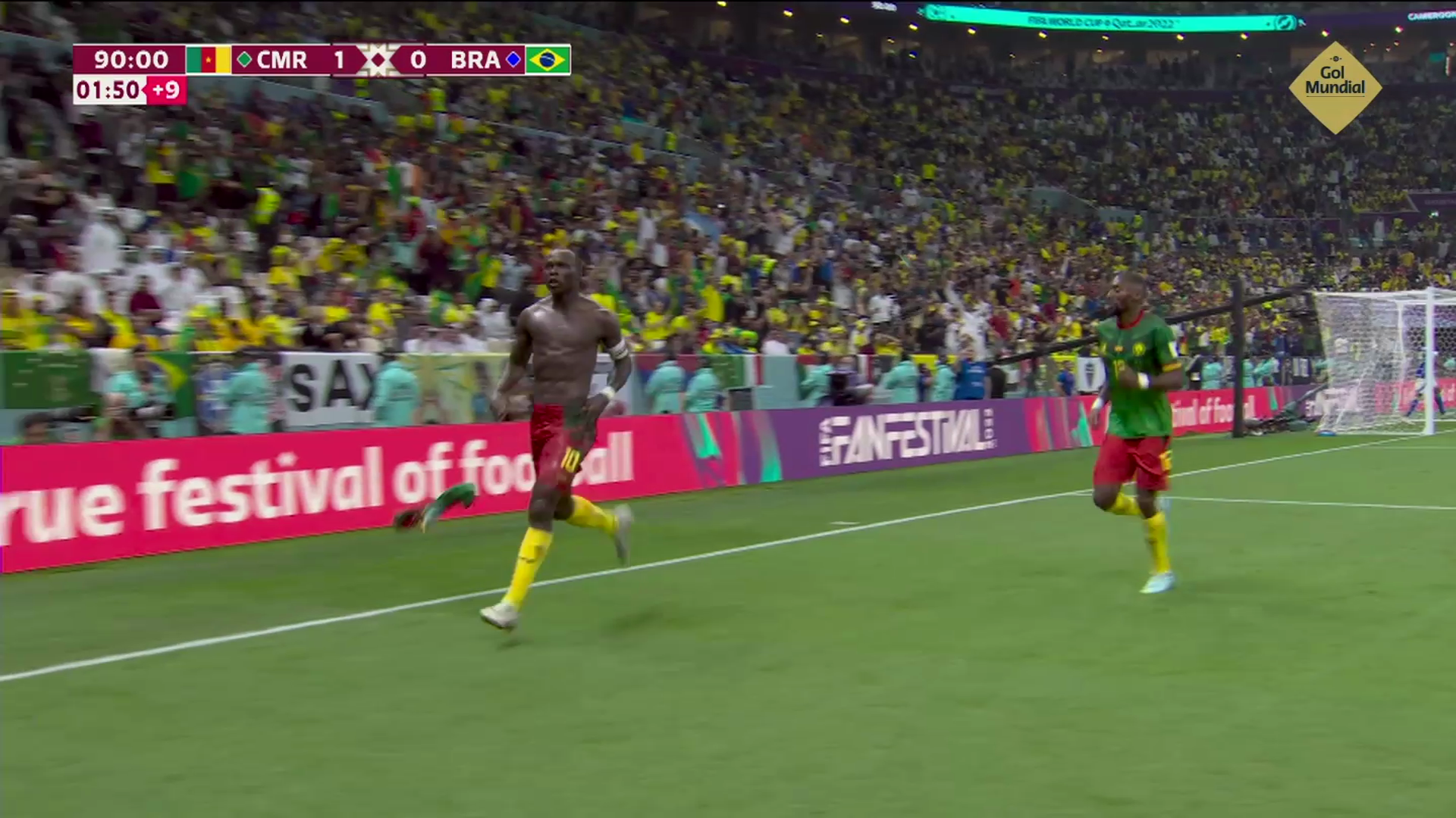 El gol de Aboubakar a Brasil que ya es historia de Camerún y los Mundiales