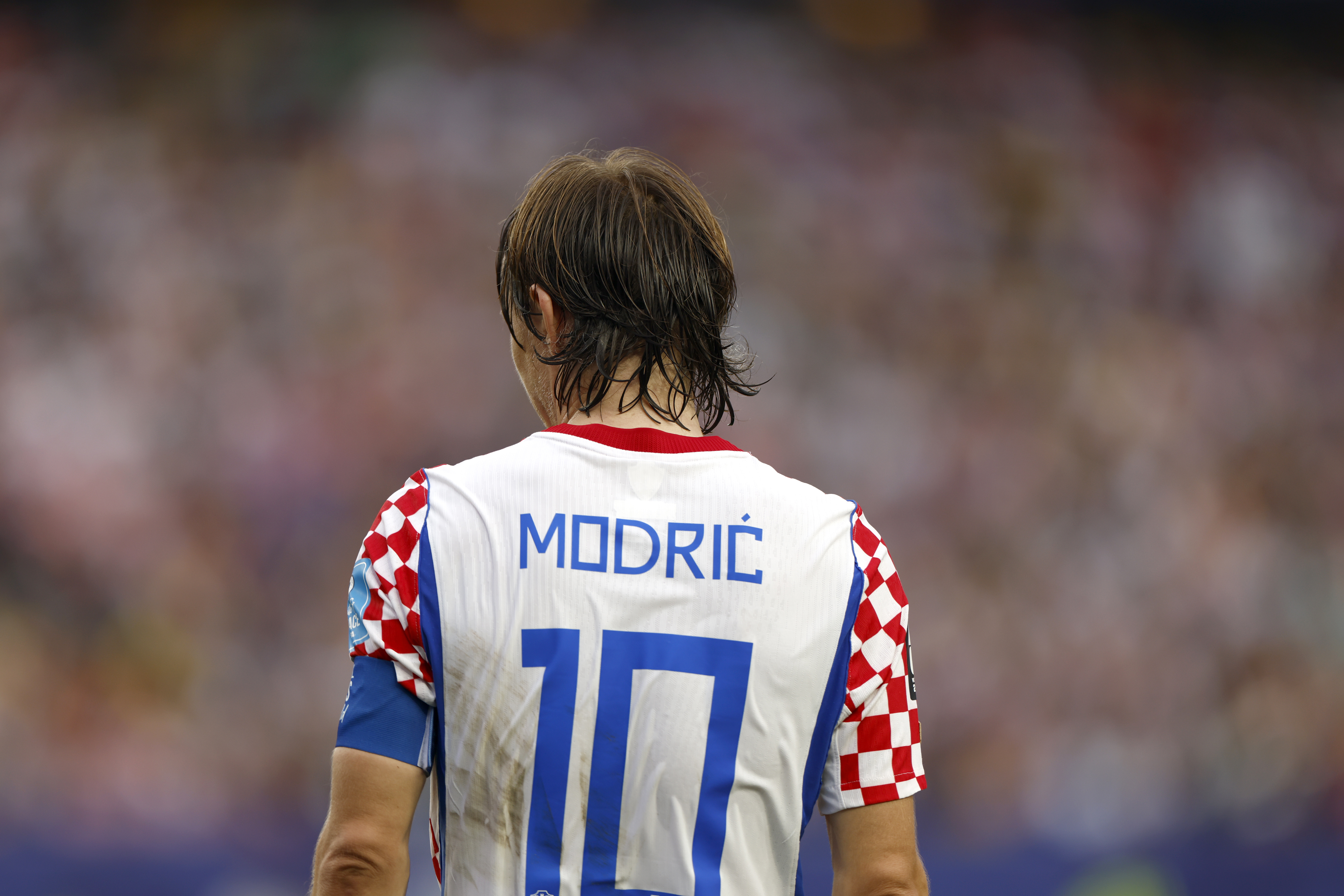 PHILADELPHIA (United States), 28/06/2026.- Luka Modric of Croatia looks on during the FIFA World Cup 2026 group stage match Croatia against Ghana, in Philadelphia, USA, 27 June 2026. (Croacia, Filadelfia) EFE/EPA/WILL OLIVER