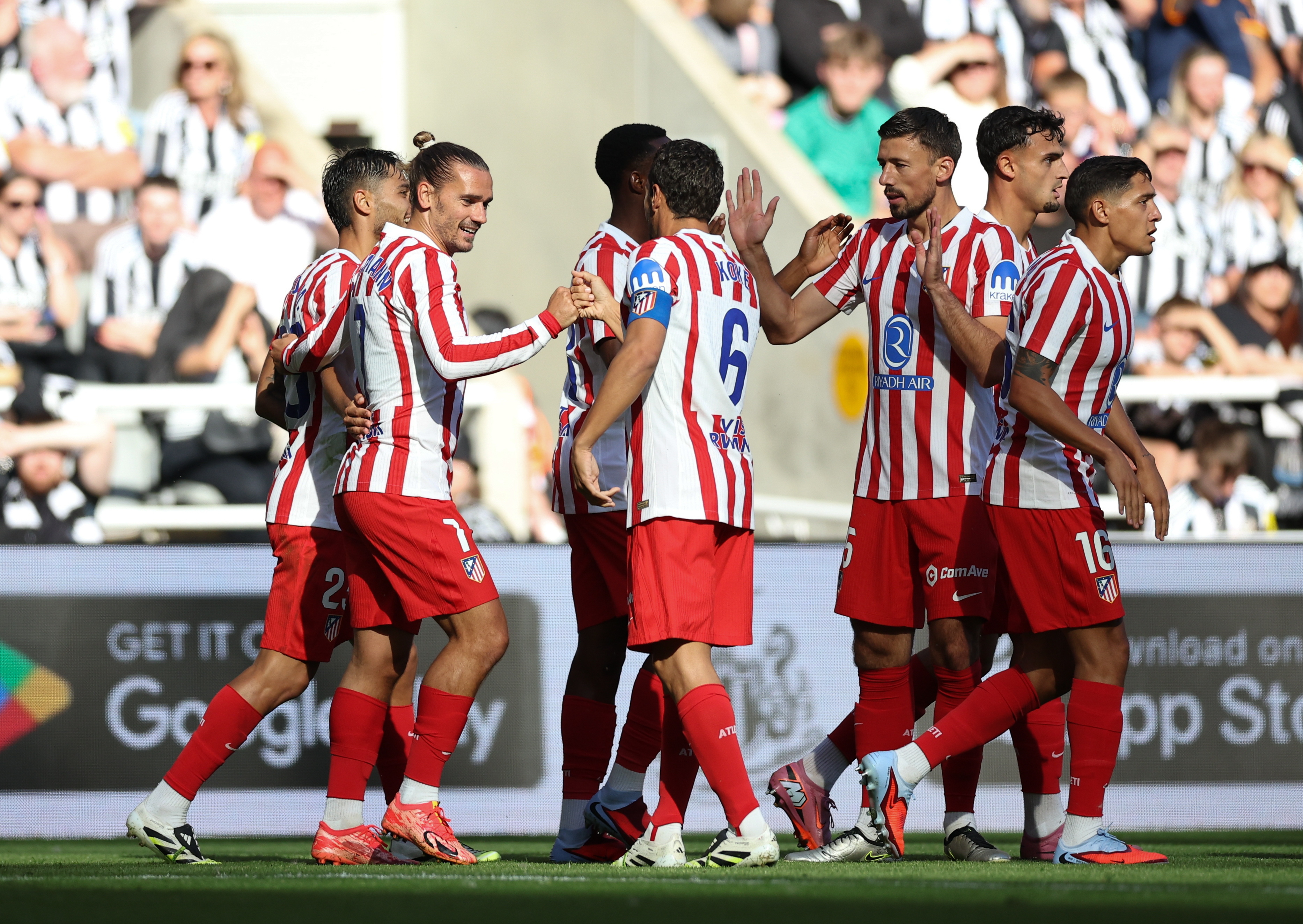 Antoine Griezmann celebra un gol