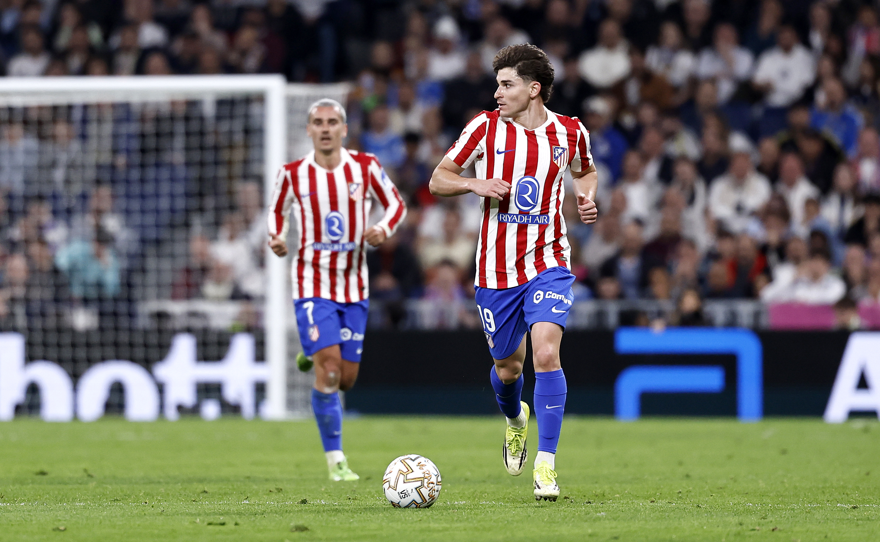 22/03/26 PARTIDO PRIMERA DIVISION 
REAL MADRID - ATLETICO DE MADRID 
ANTOINE GRIEZMANN JULIAN ALVAREZ 