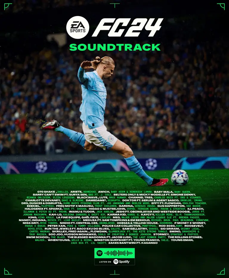 Check Out the 'EA SPORTS FC 24' Soundtrack