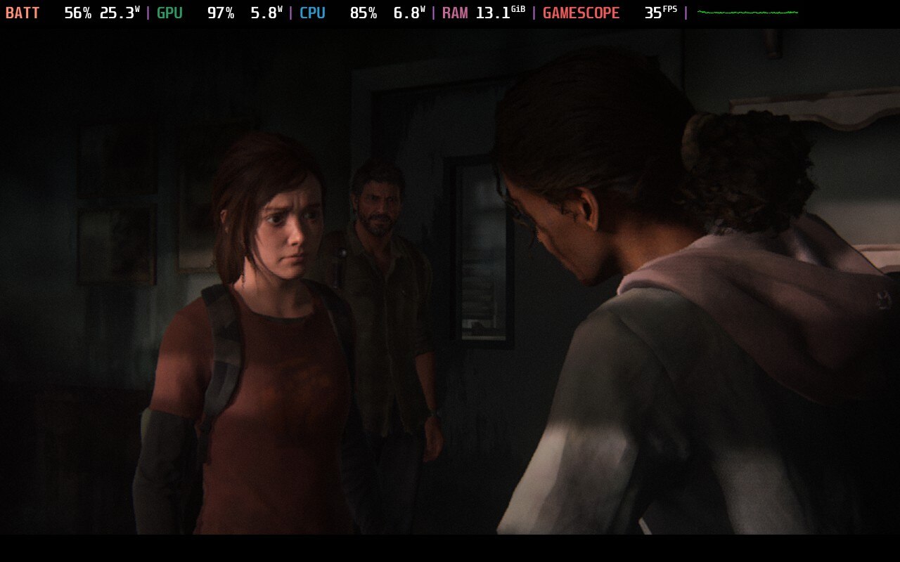 The Last of Us Part 1 Steam Deck Gameplay Steam OS - It's A Mess 