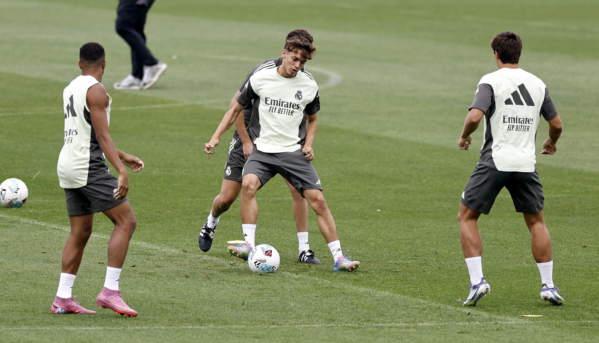 Thiago Pitarch durante el entrenamiento. 
 