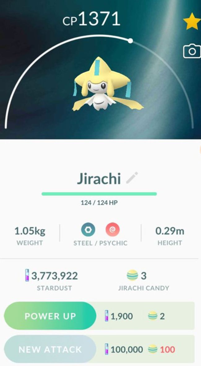 How to catch Pokémon #385 Jirachi in Pokémon GO - Meristation