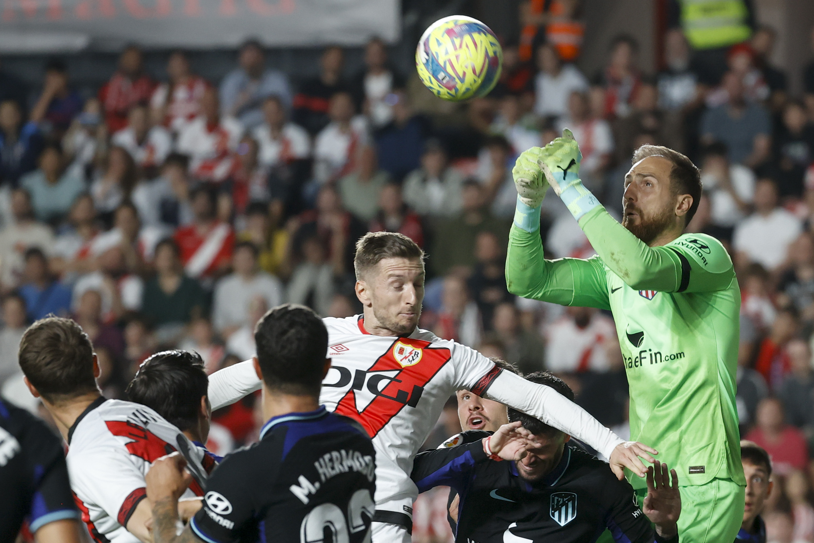 Oblak hizo historia en Vallecas