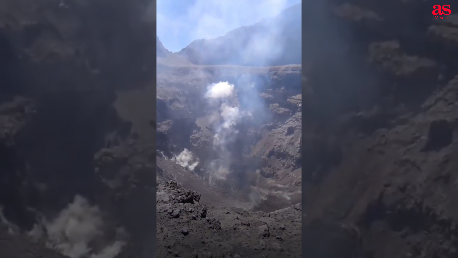 Vídeo: Así es como luce el cráter del Volcán Popocatépetl