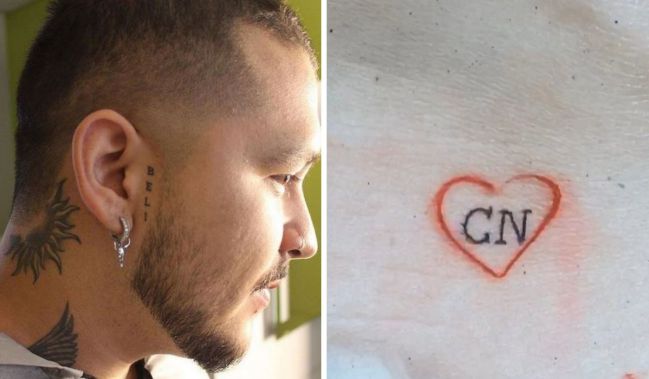Christian Nodal mostró los tatuajes que ahora cubren los ojos de Belinda en  un live de Instagram  Famosos  Univision